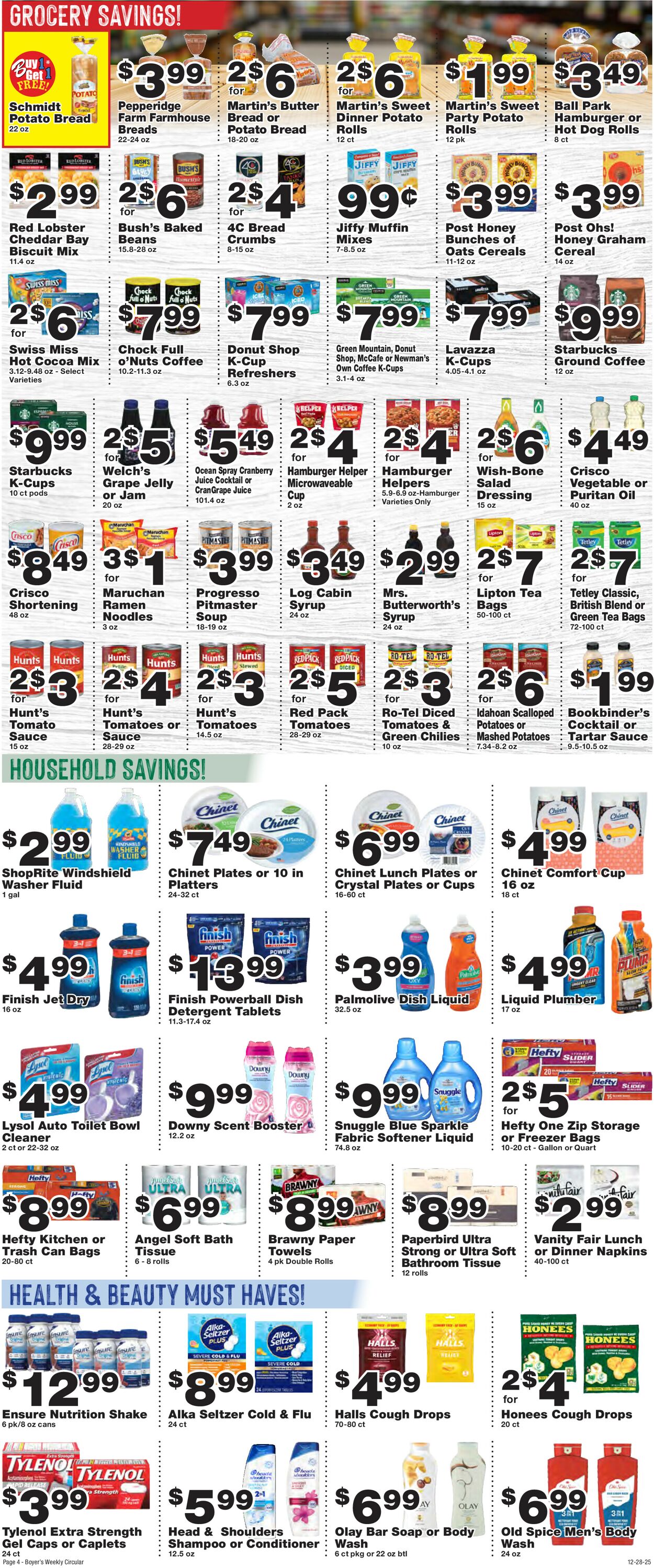 Catalogue Boyer's Food Markets from 12/28/2025