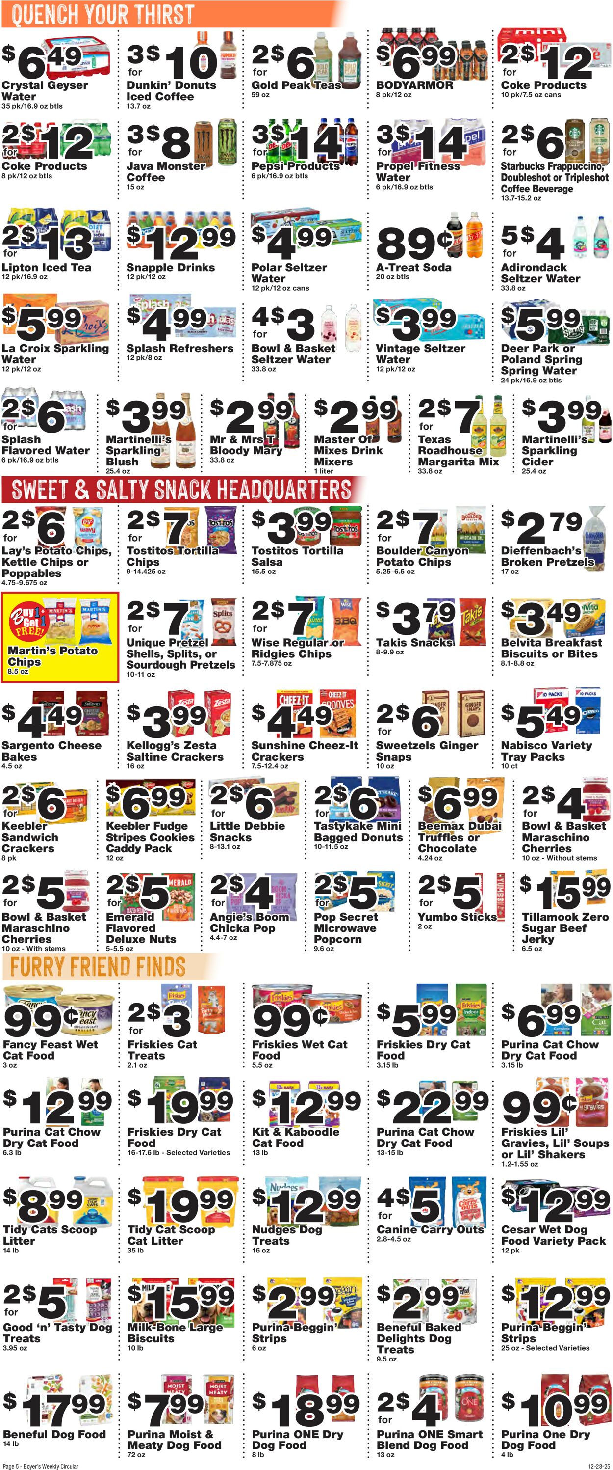 Catalogue Boyer's Food Markets from 12/28/2025