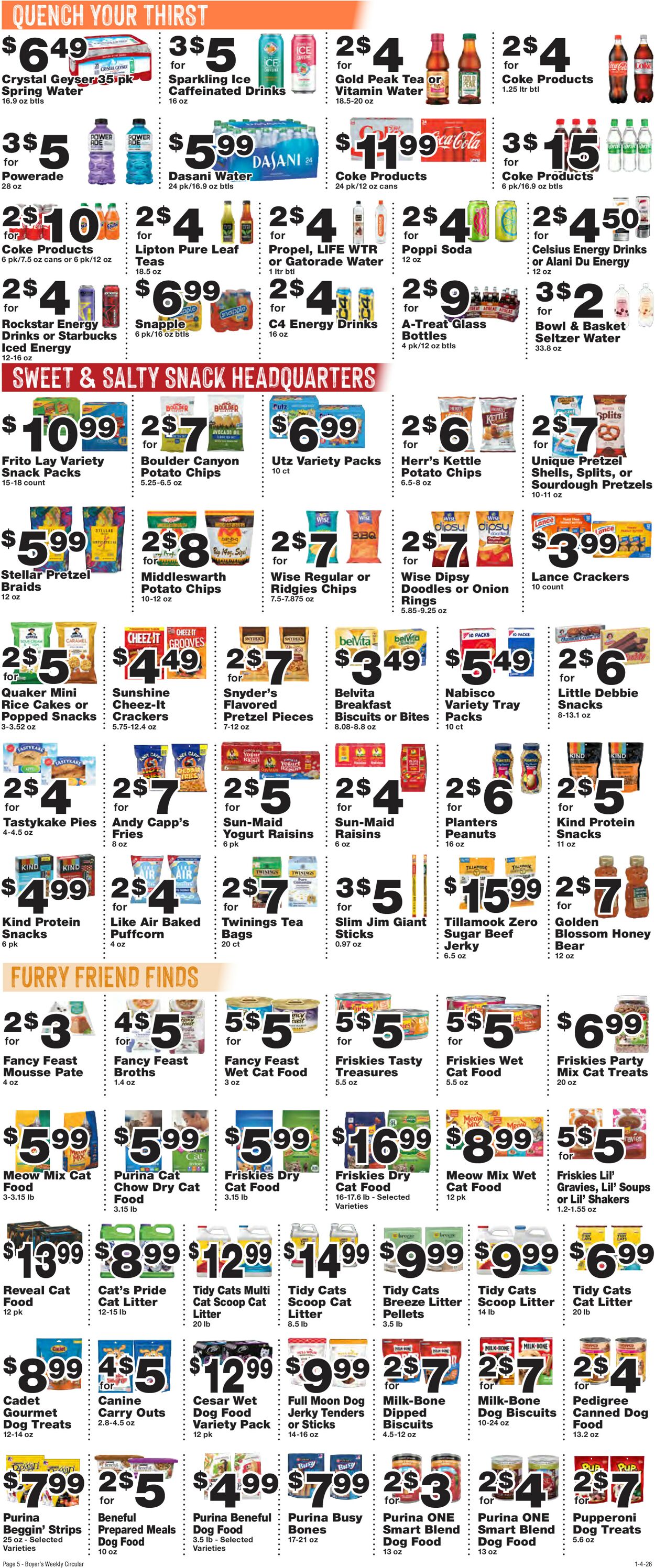 Catalogue Boyer's Food Markets from 01/04/2026