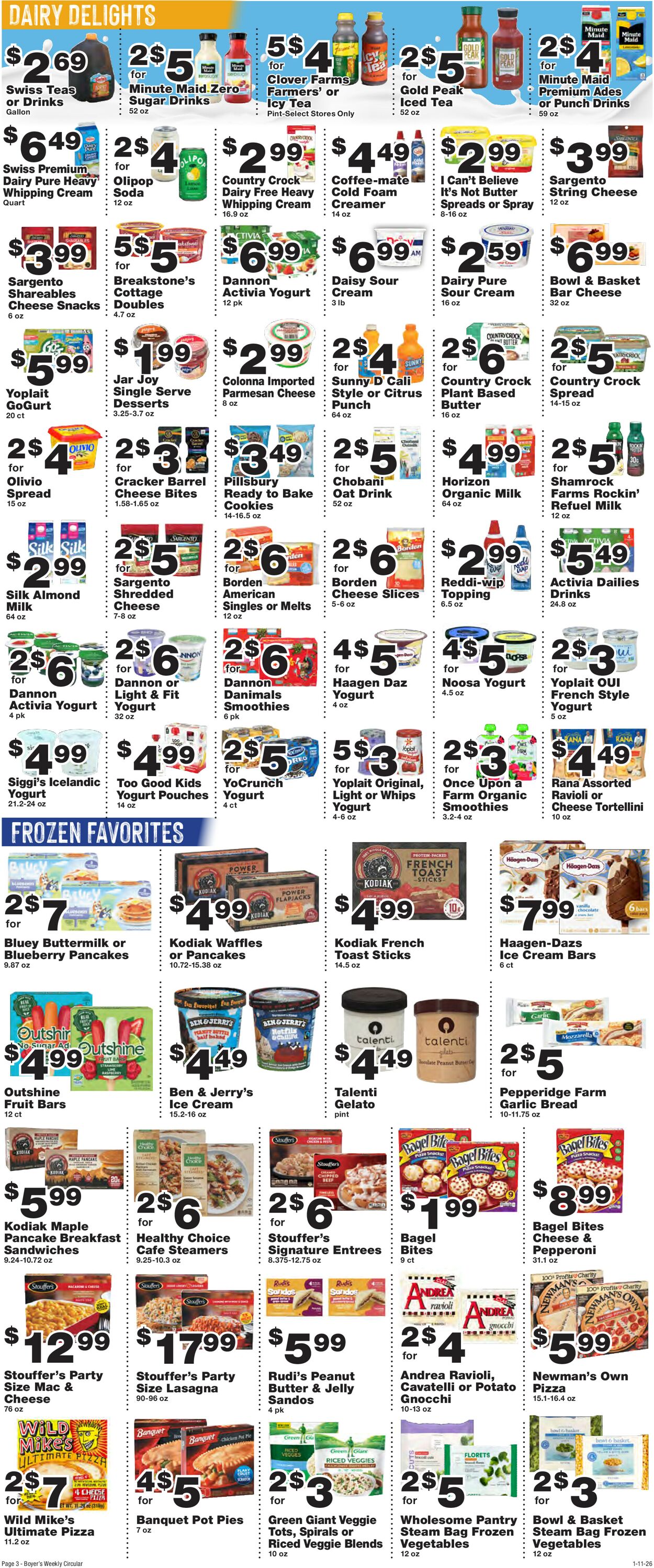Catalogue Boyer's Food Markets from 01/11/2026