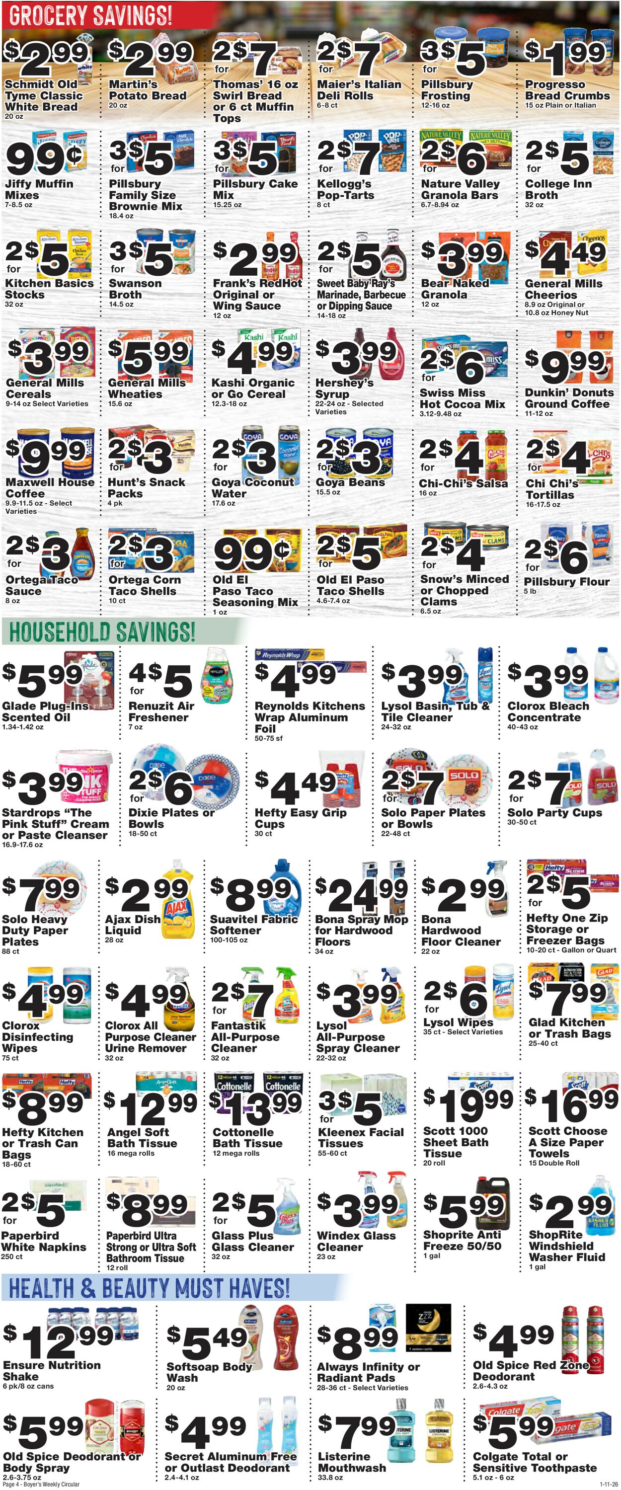 Catalogue Boyer's Food Markets from 01/11/2026