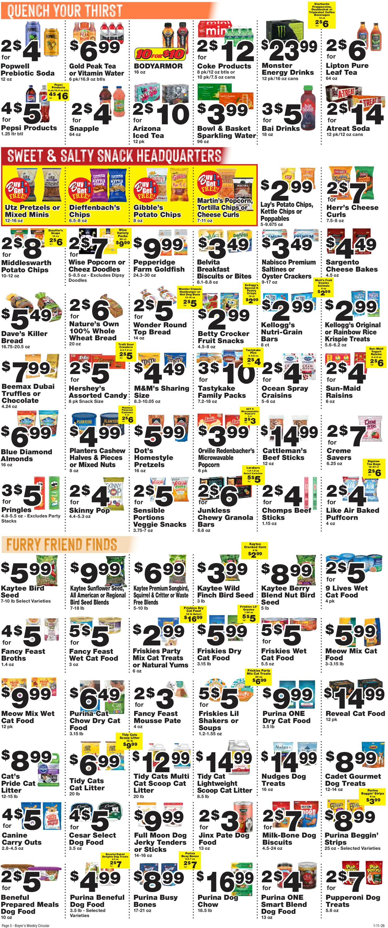 Catalogue Boyer's Food Markets from 01/11/2026