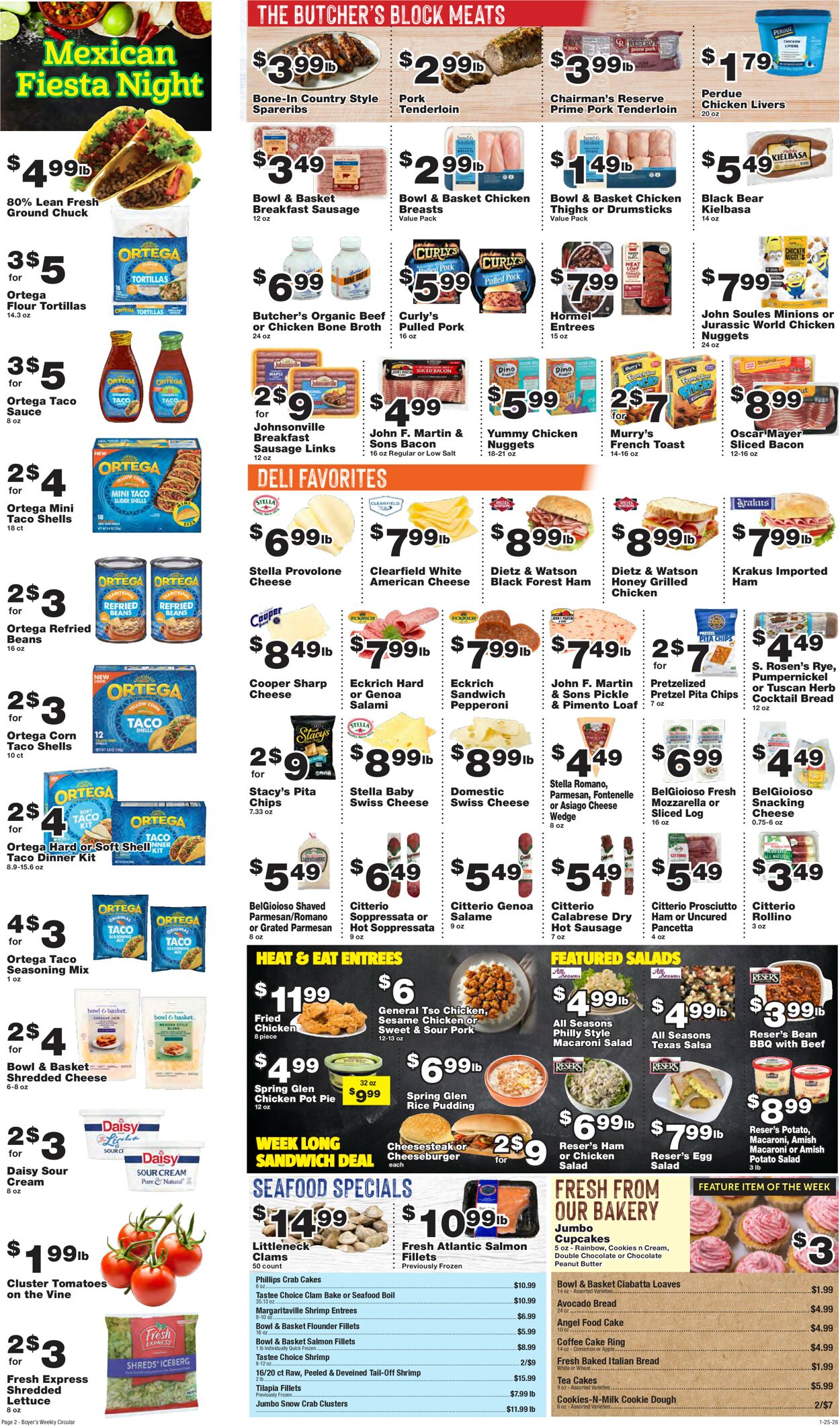 Catalogue Boyer's Food Markets from 01/25/2026