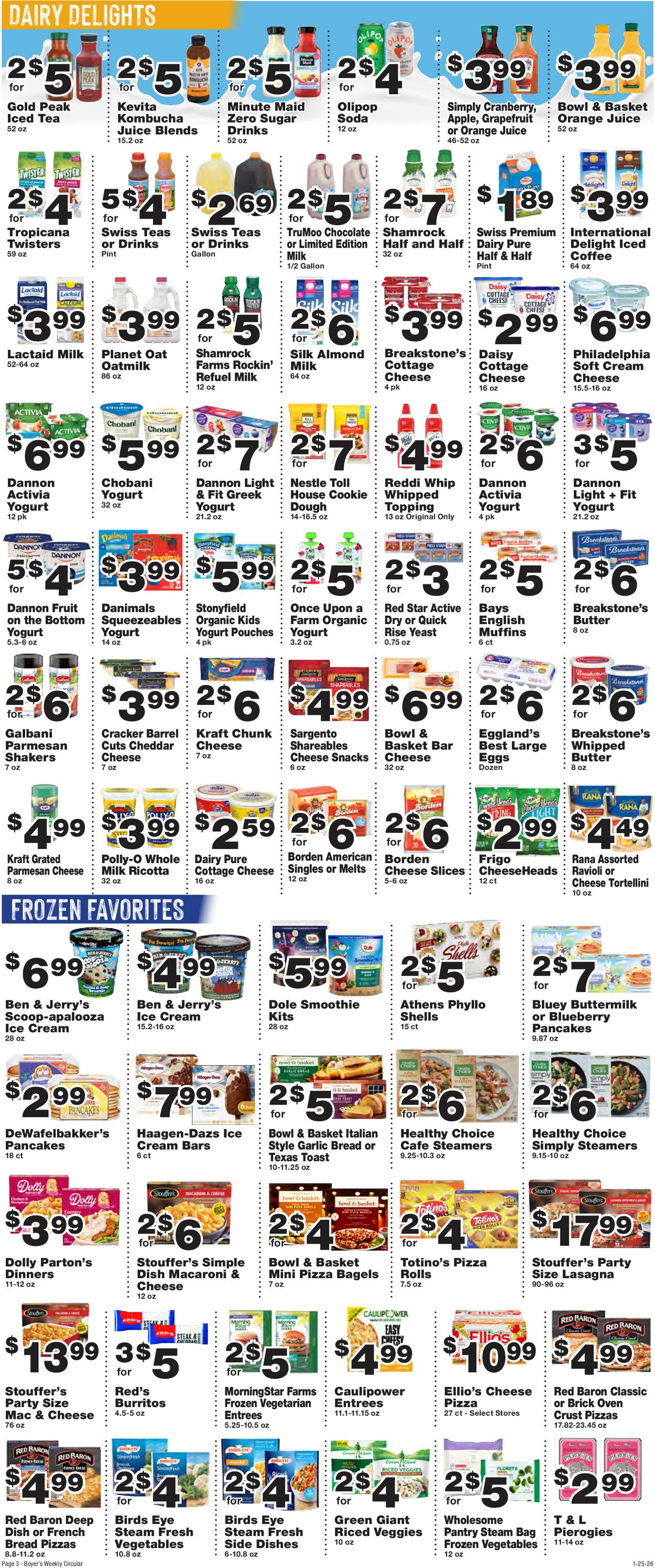 Catalogue Boyer's Food Markets from 01/25/2026