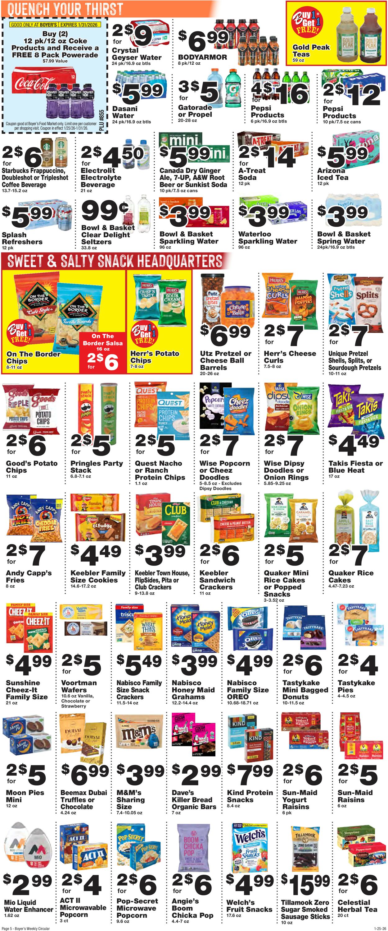 Catalogue Boyer's Food Markets from 01/25/2026