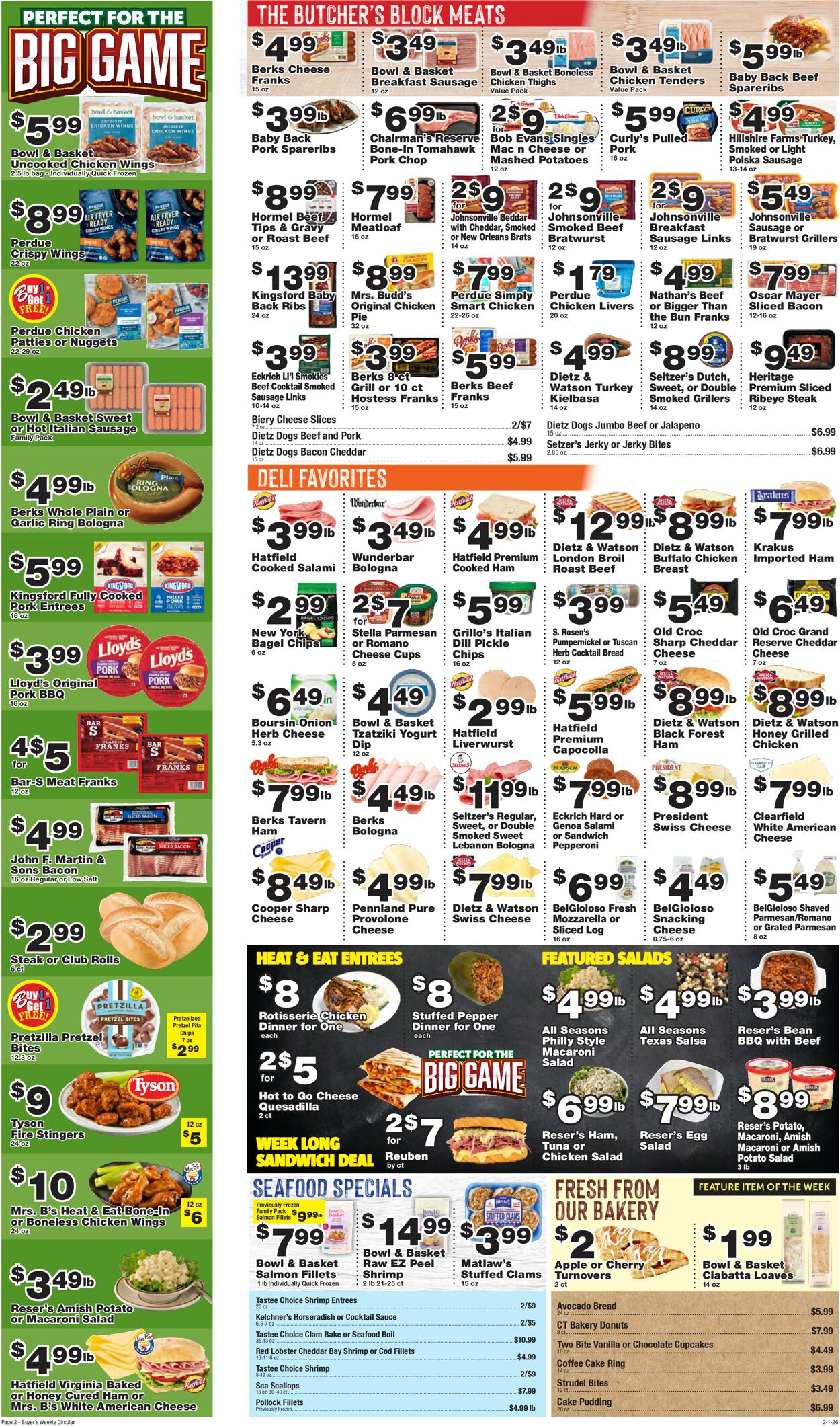 Catalogue Boyer's Food Markets from 02/01/2026