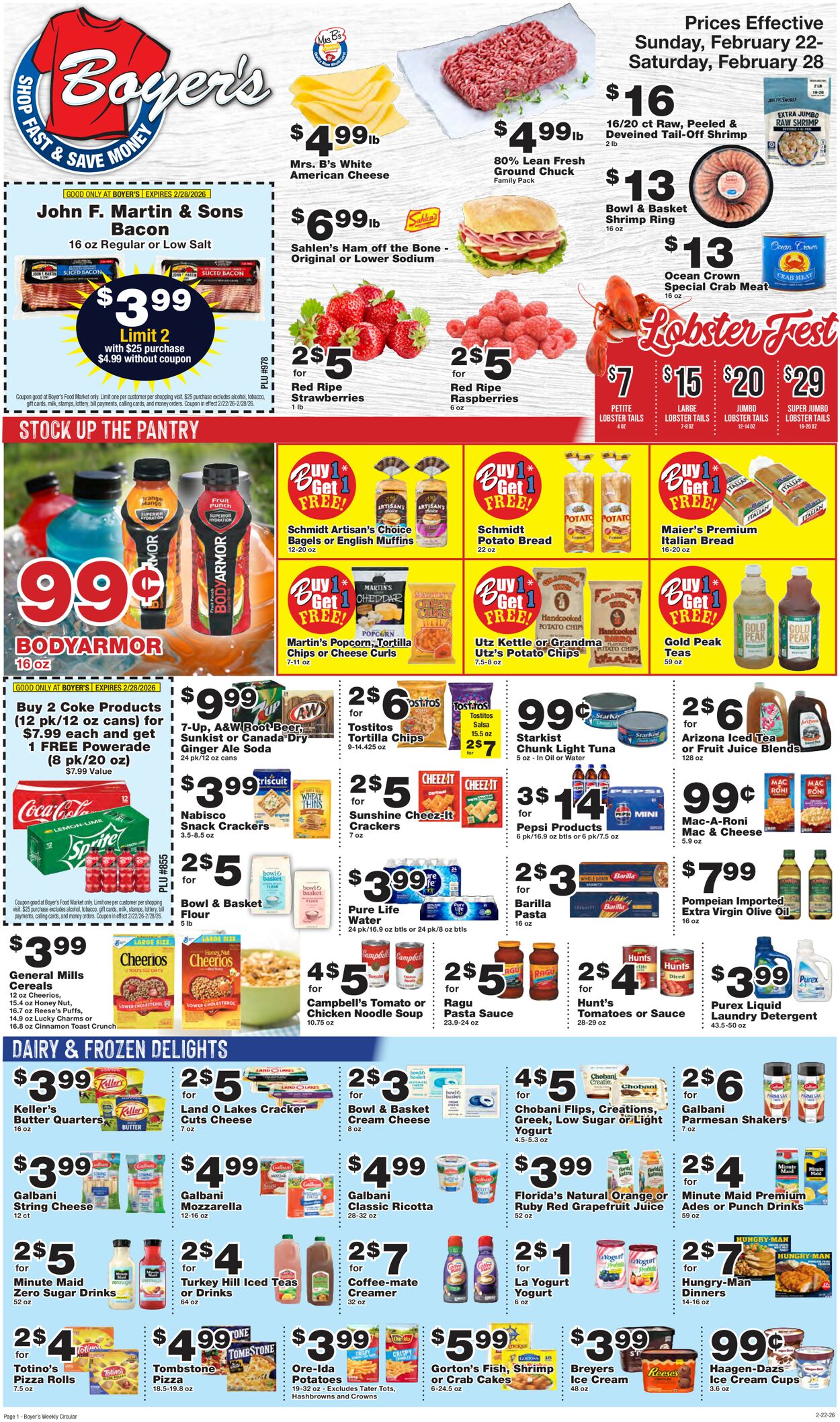 Catalogue Boyer's Food Markets from 02/22/2026
