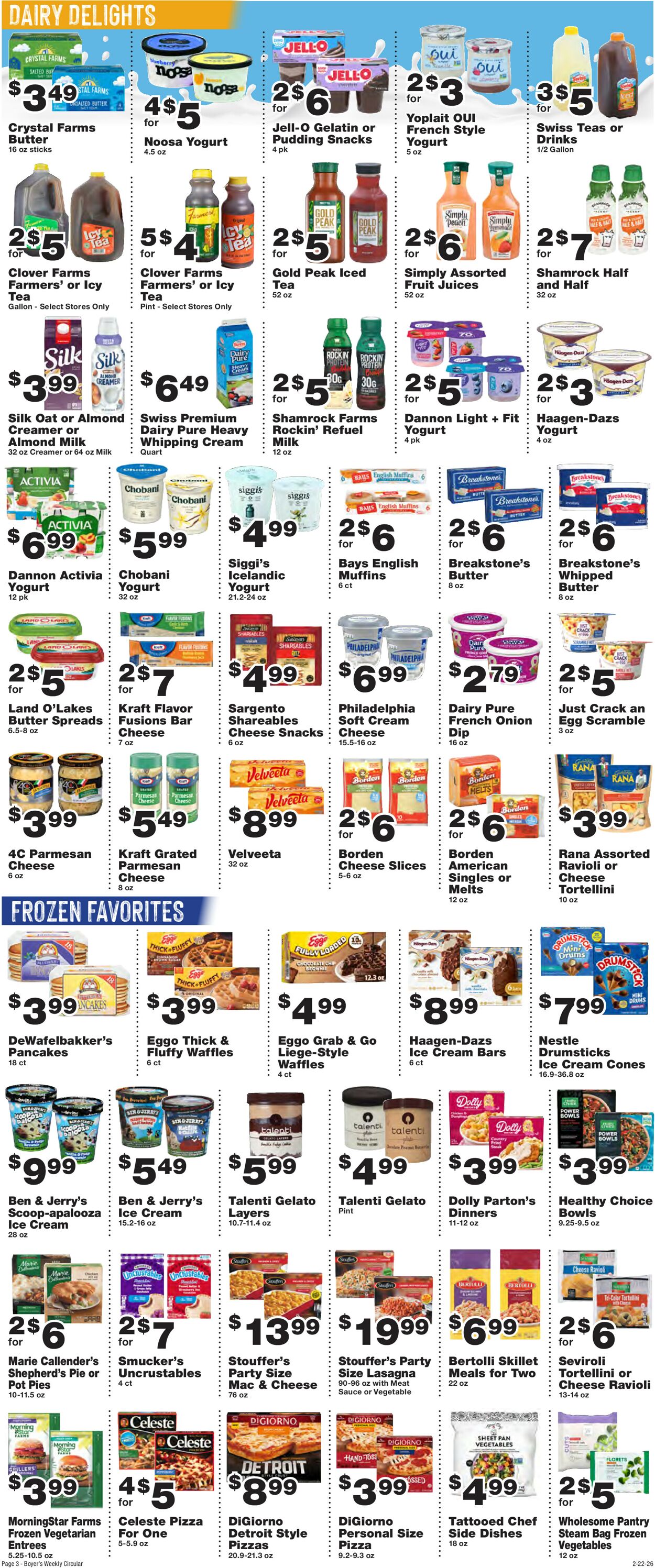 Catalogue Boyer's Food Markets from 02/22/2026