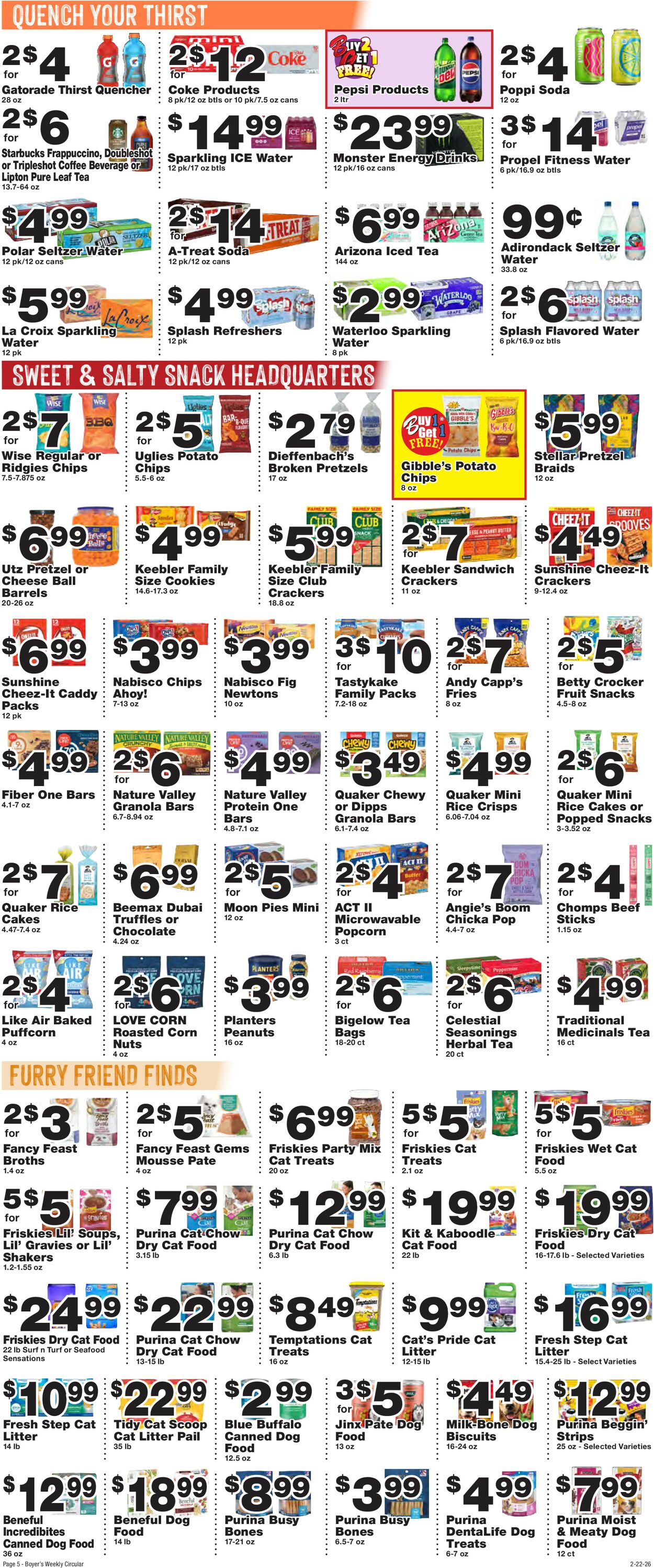 Catalogue Boyer's Food Markets from 02/22/2026