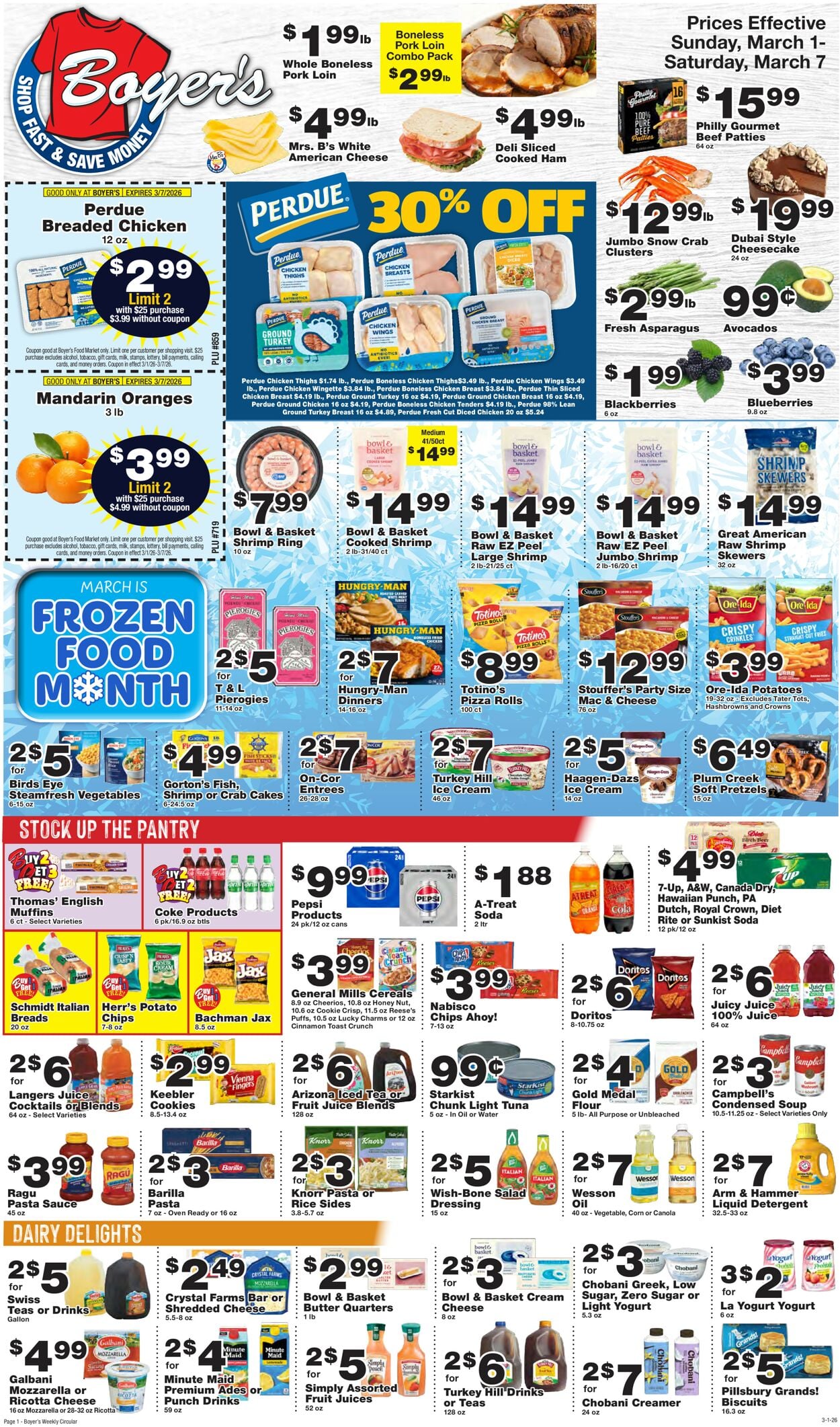 Catalogue Boyer's Food Markets from 03/01/2026