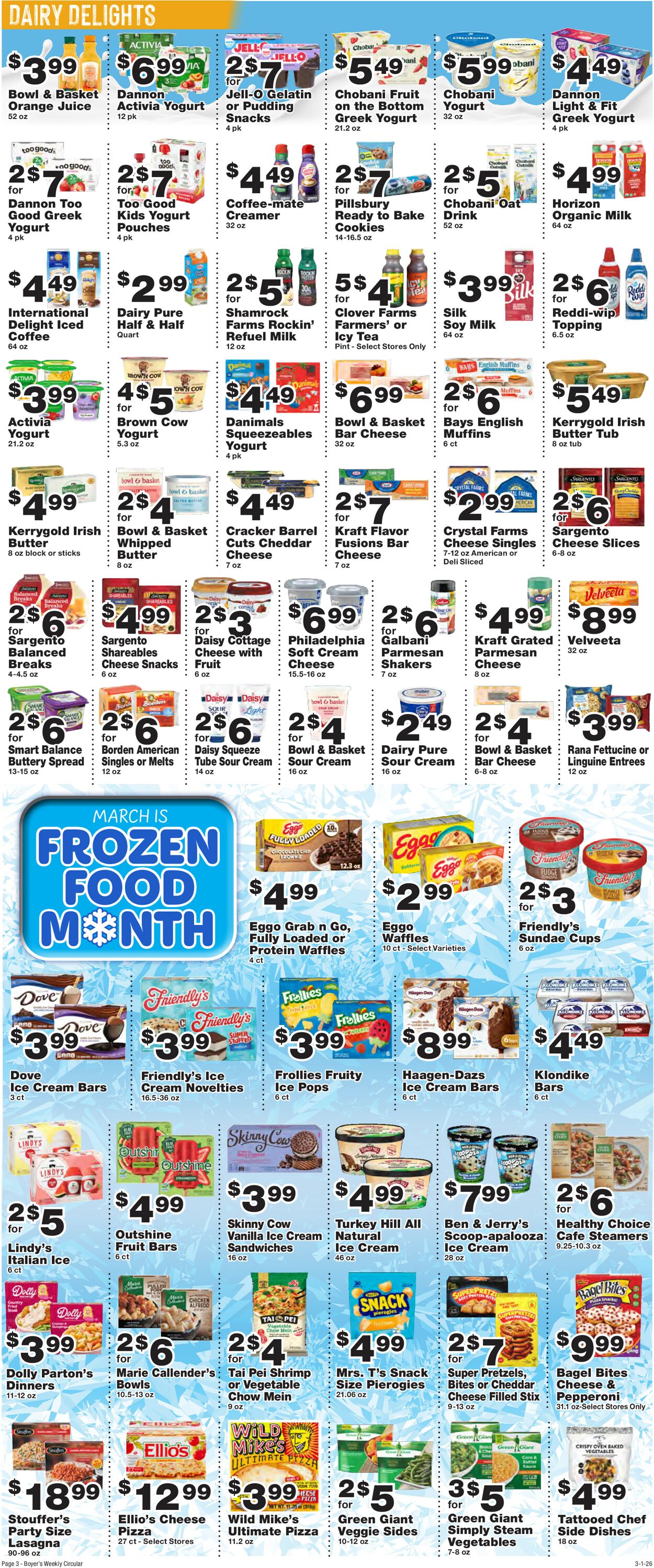 Catalogue Boyer's Food Markets from 03/01/2026