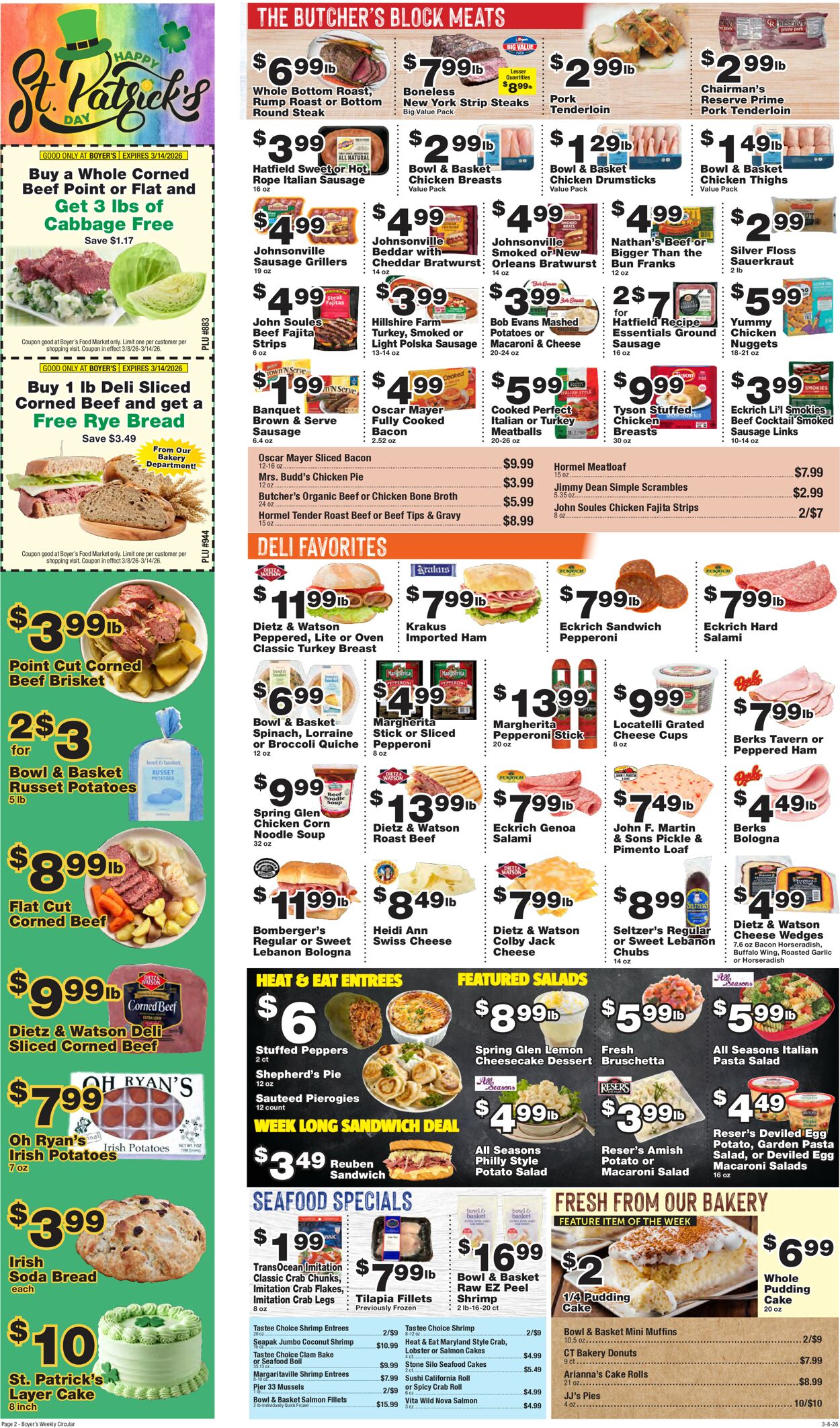 Catalogue Boyer's Food Markets from 03/08/2026