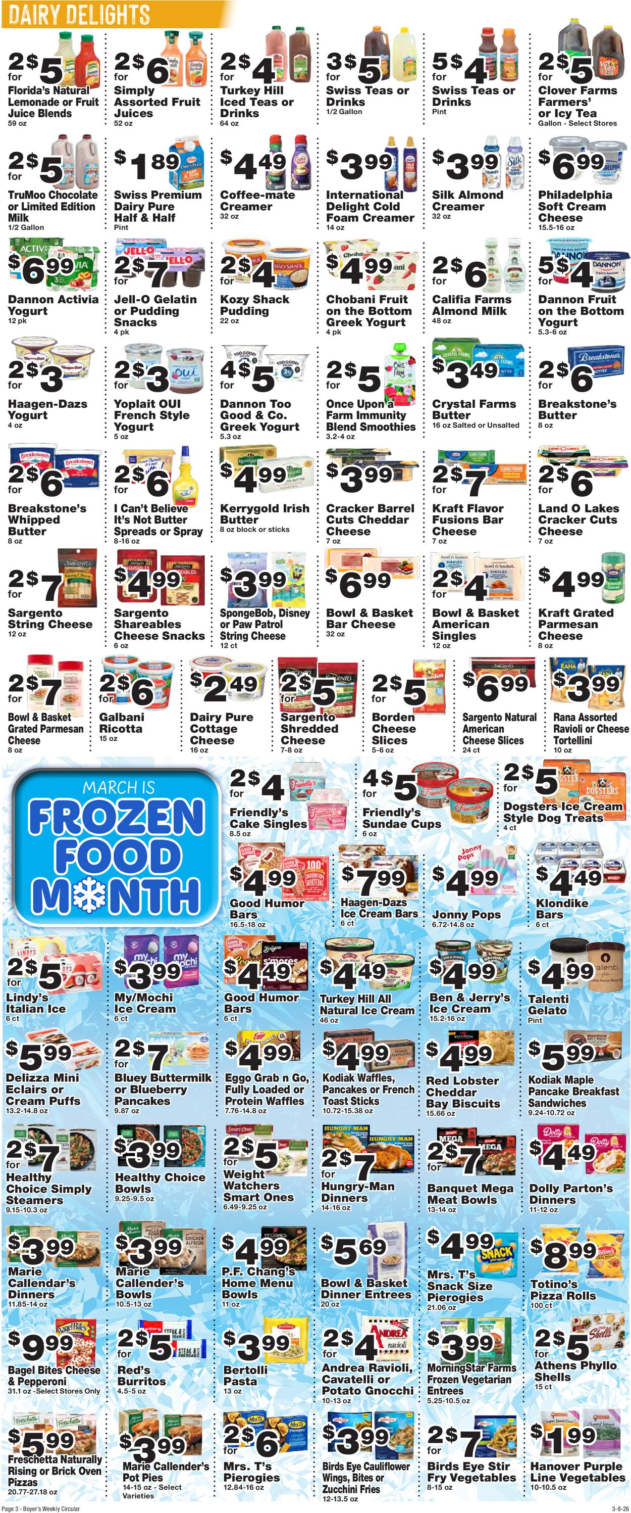 Catalogue Boyer's Food Markets from 03/08/2026