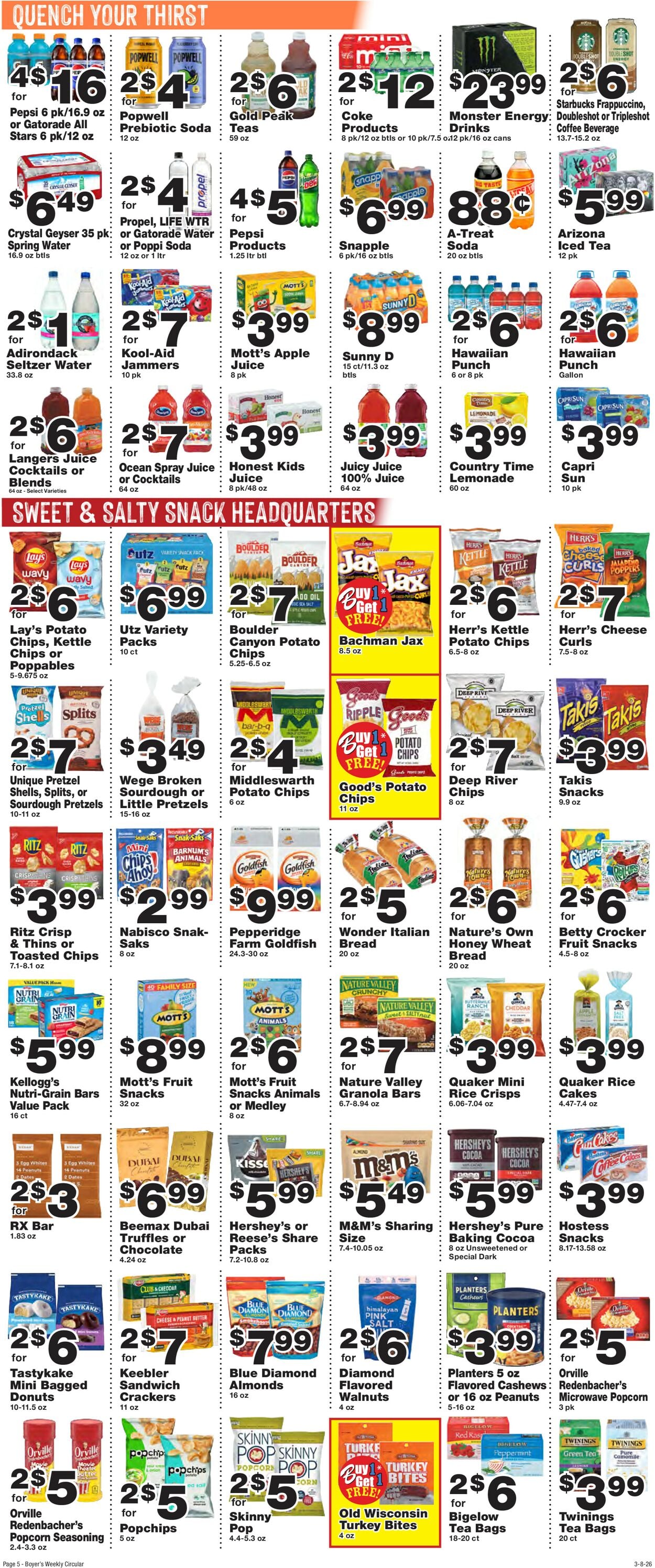 Catalogue Boyer's Food Markets from 03/08/2026