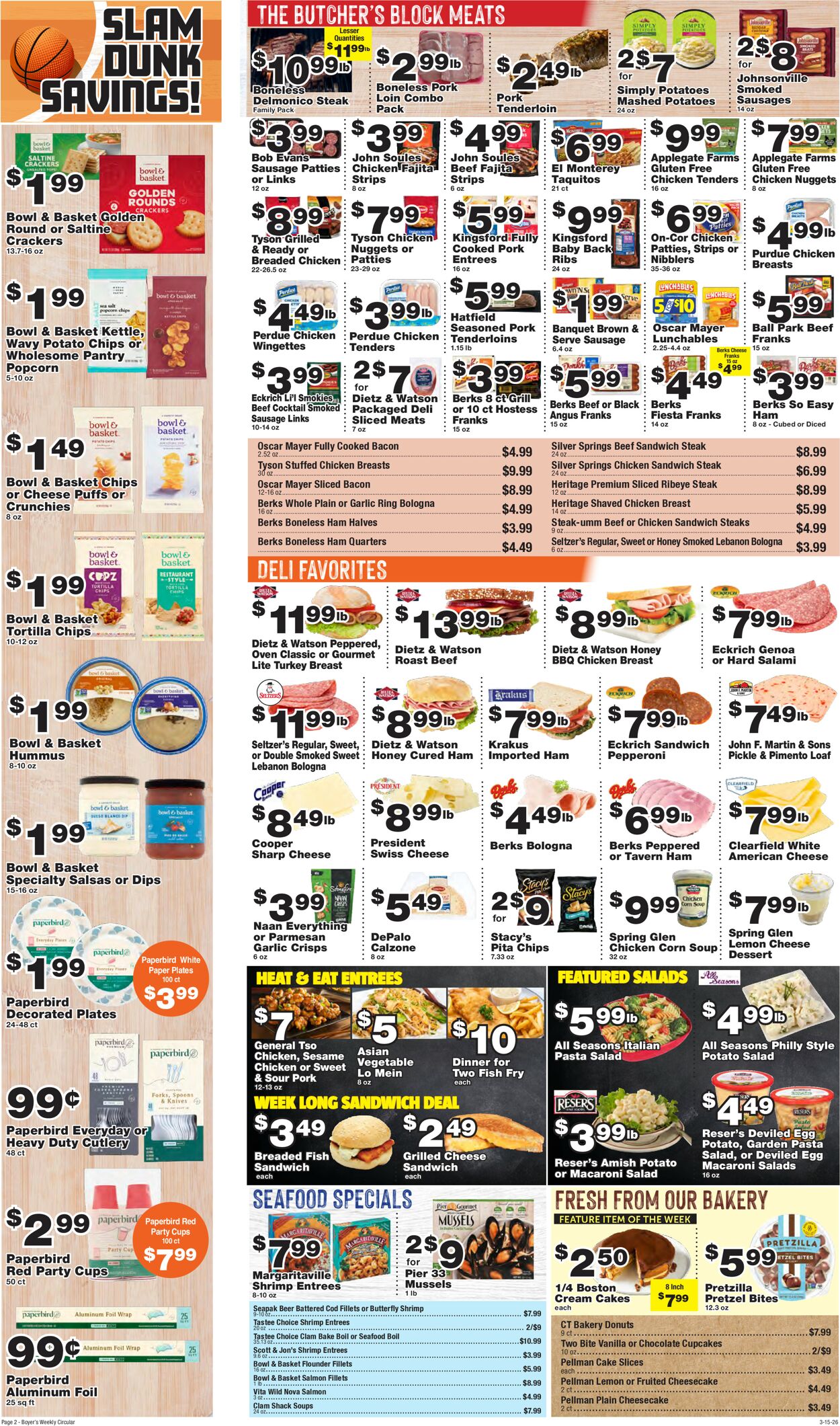 Catalogue Boyer's Food Markets from 03/15/2026