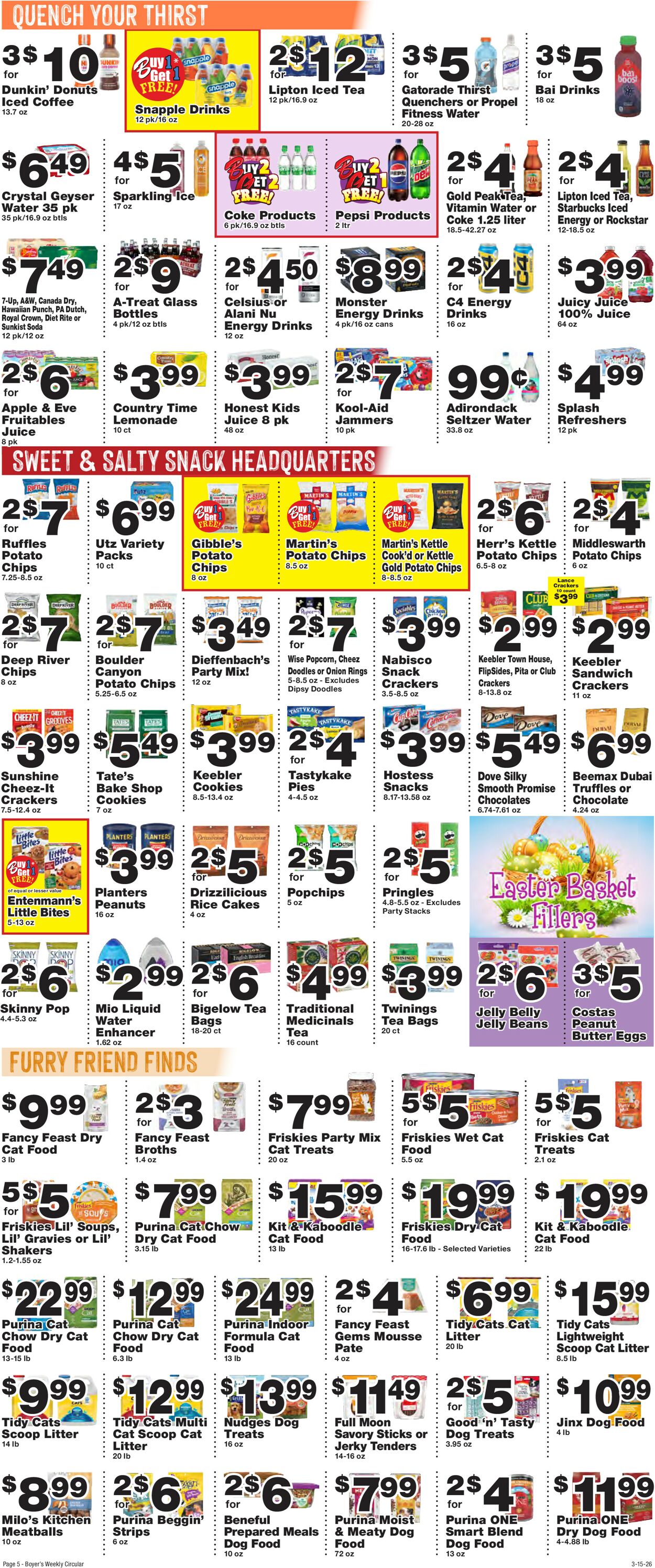 Catalogue Boyer's Food Markets from 03/15/2026