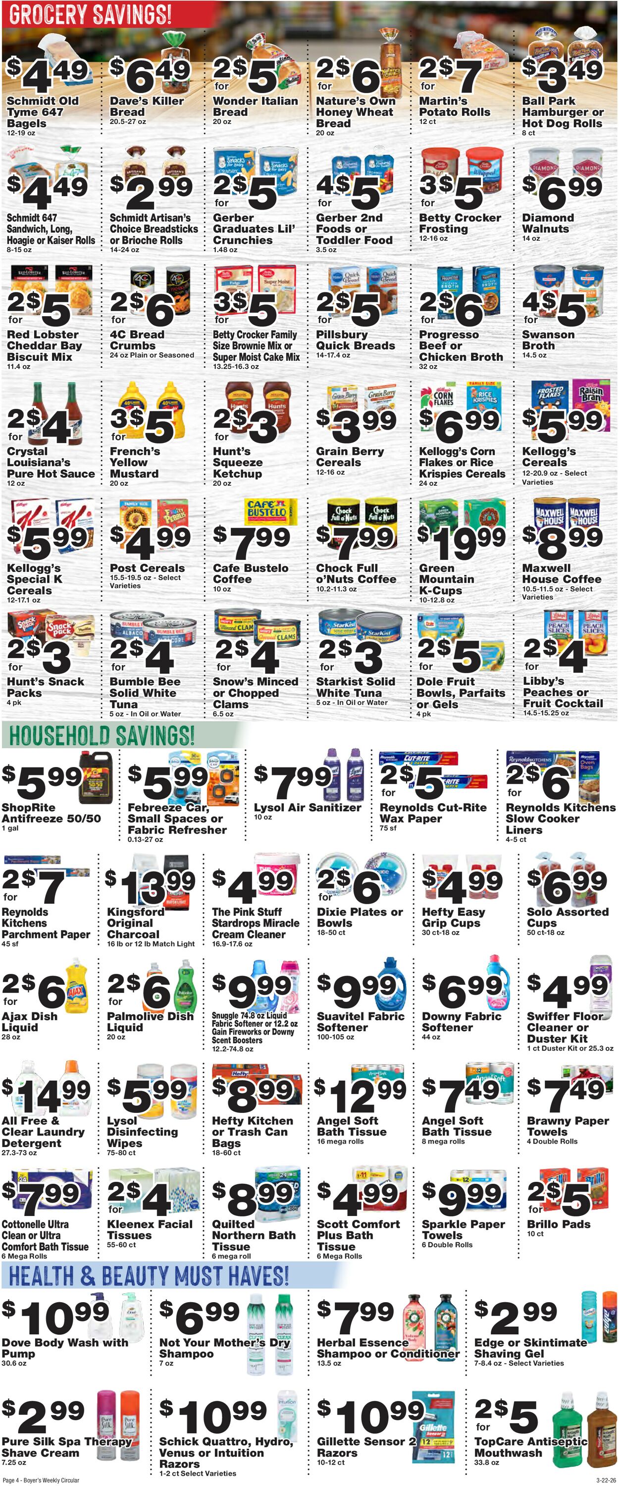 Catalogue Boyer's Food Markets from 03/22/2026