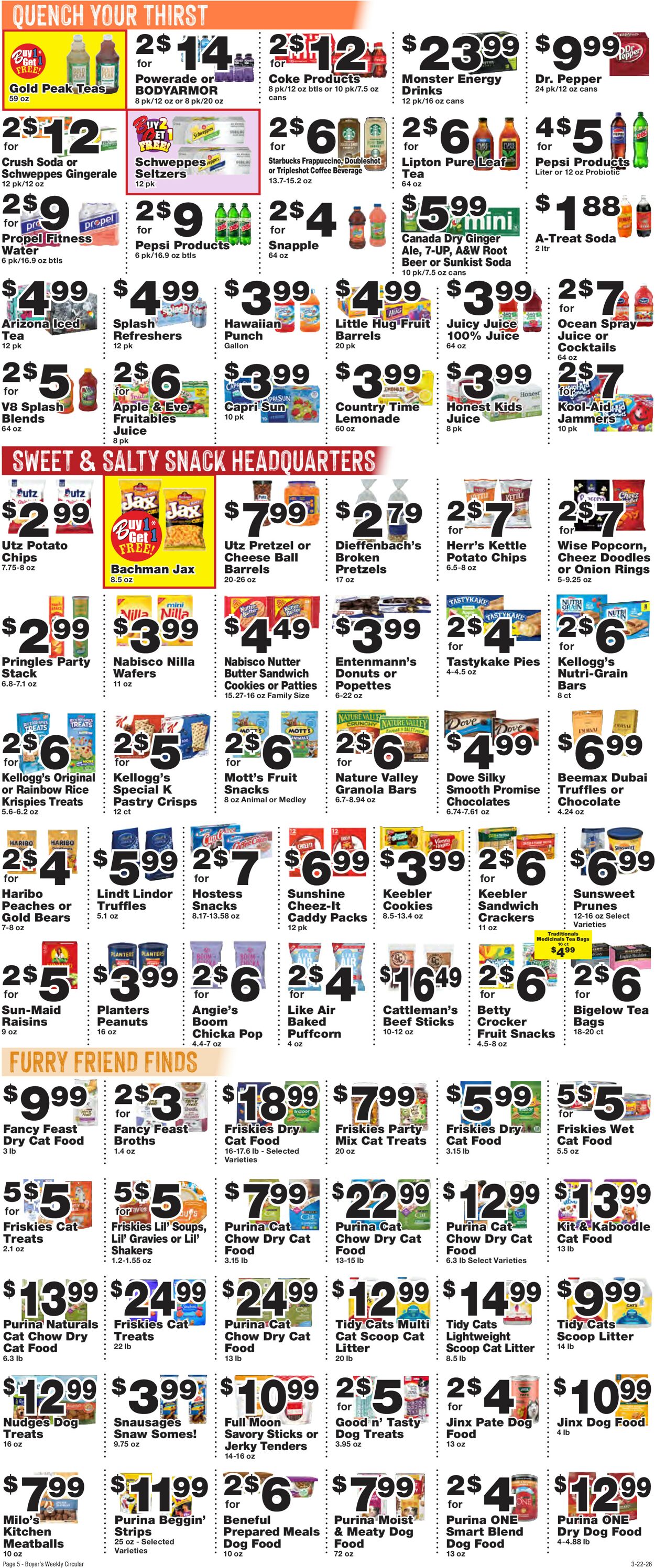 Catalogue Boyer's Food Markets from 03/22/2026