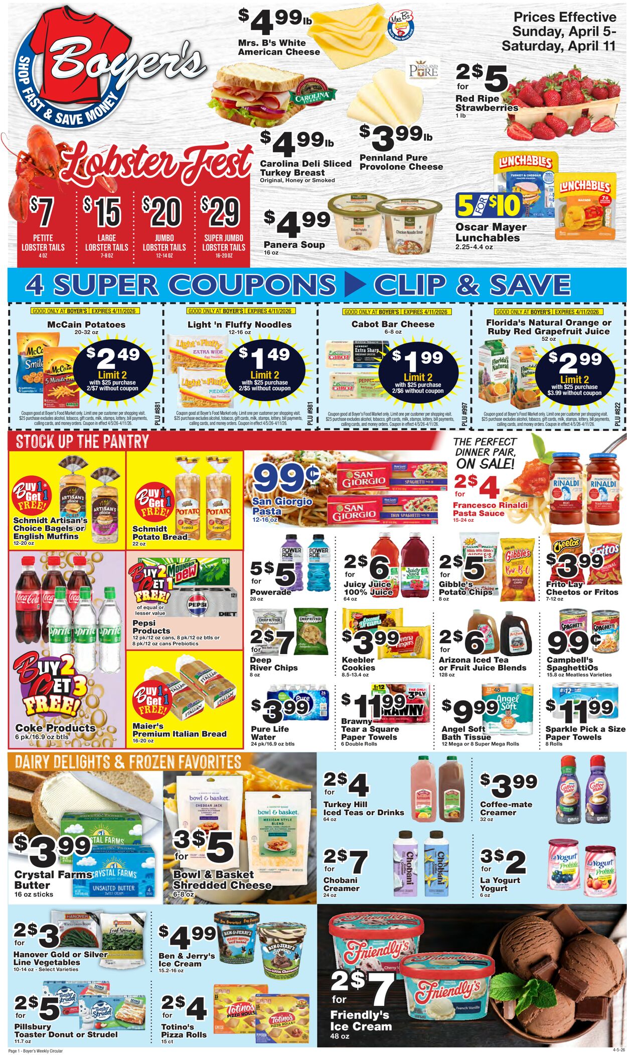 Catalogue Boyer's Food Markets from 04/05/2026