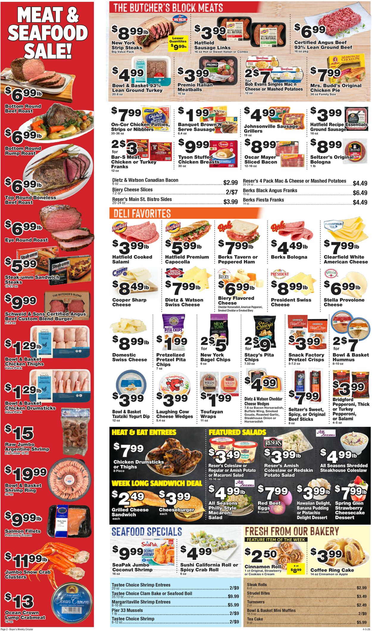 Catalogue Boyer's Food Markets from 04/05/2026