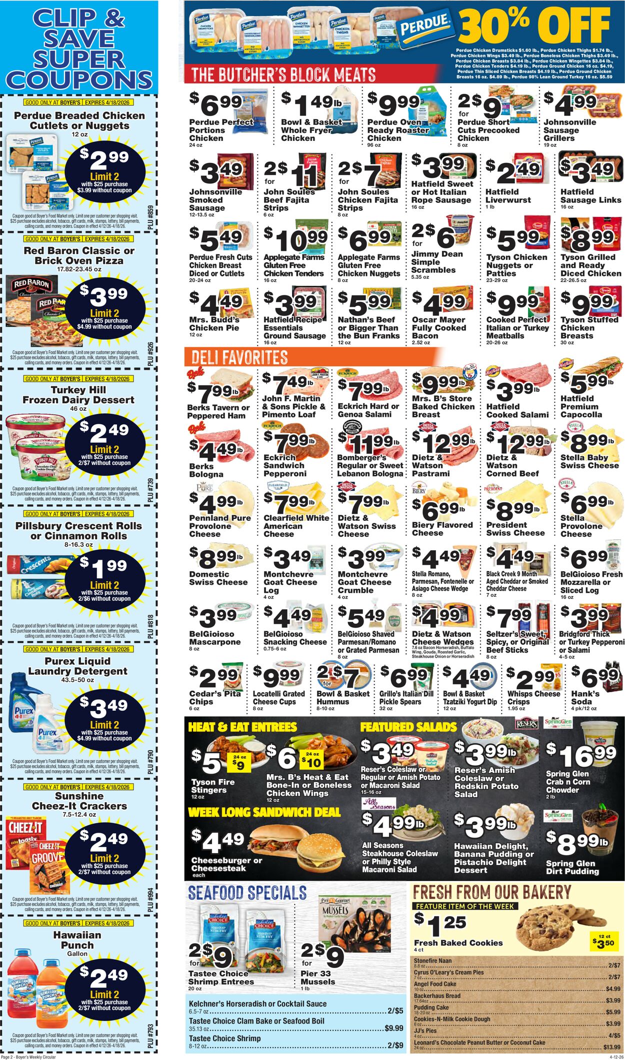 Catalogue Boyer's Food Markets from 04/12/2026