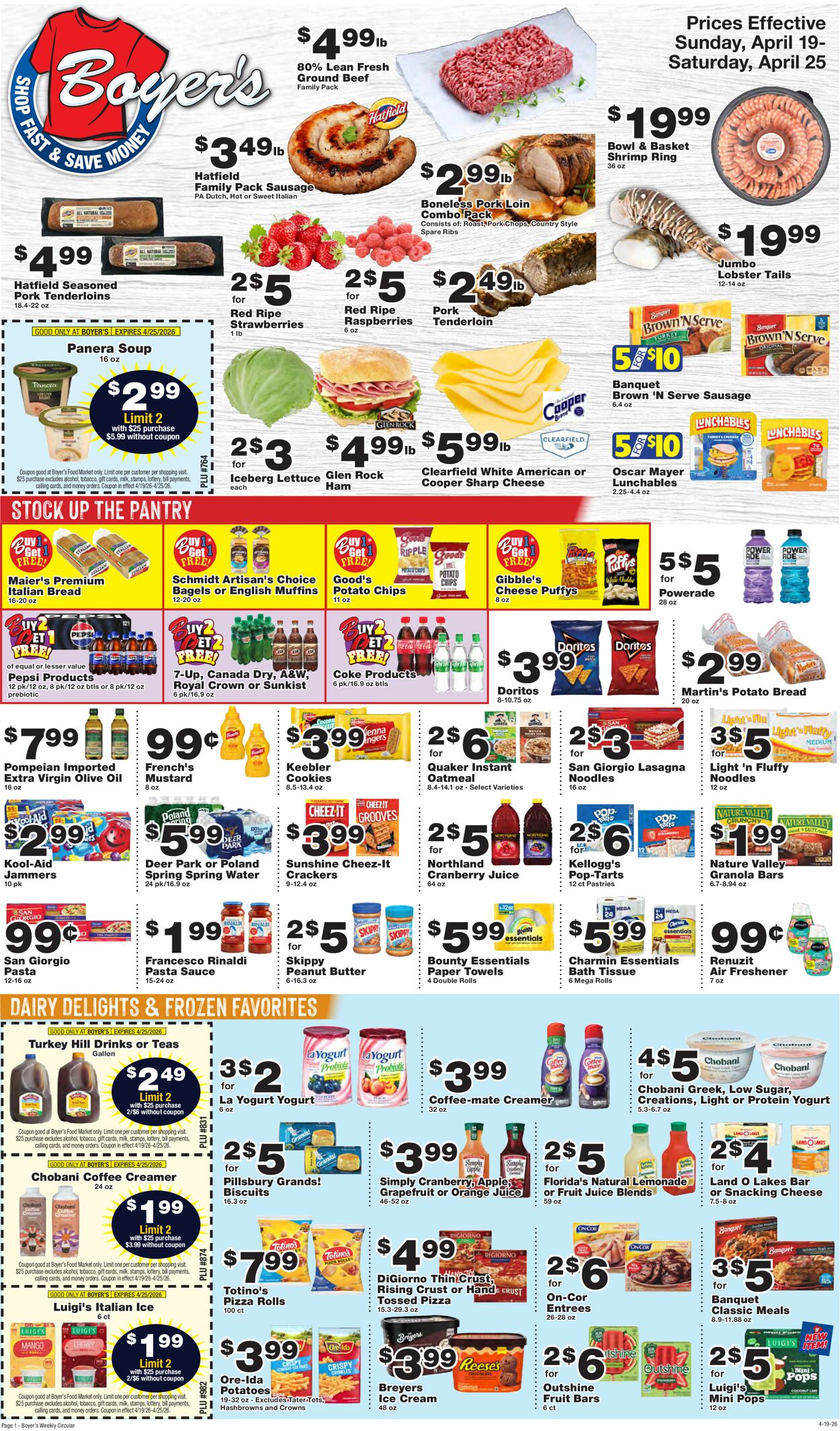 Catalogue Boyer's Food Markets from 04/19/2026