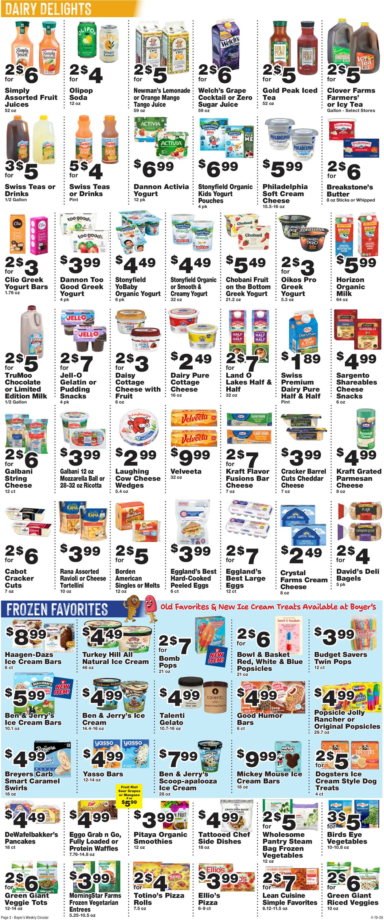Catalogue Boyer's Food Markets from 04/19/2026