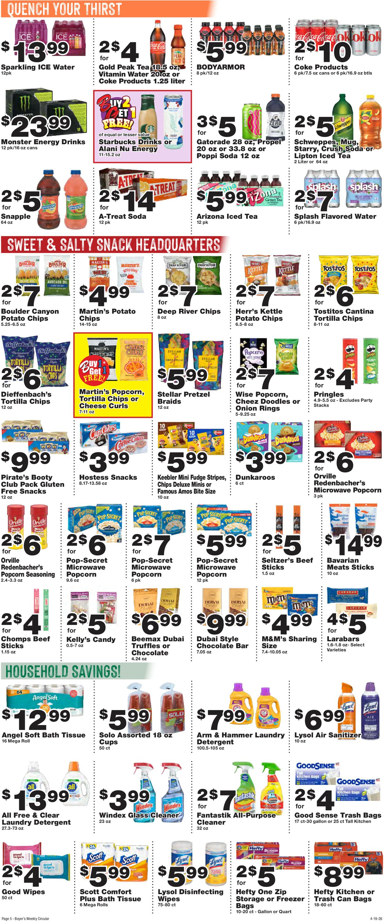 Catalogue Boyer's Food Markets from 04/19/2026