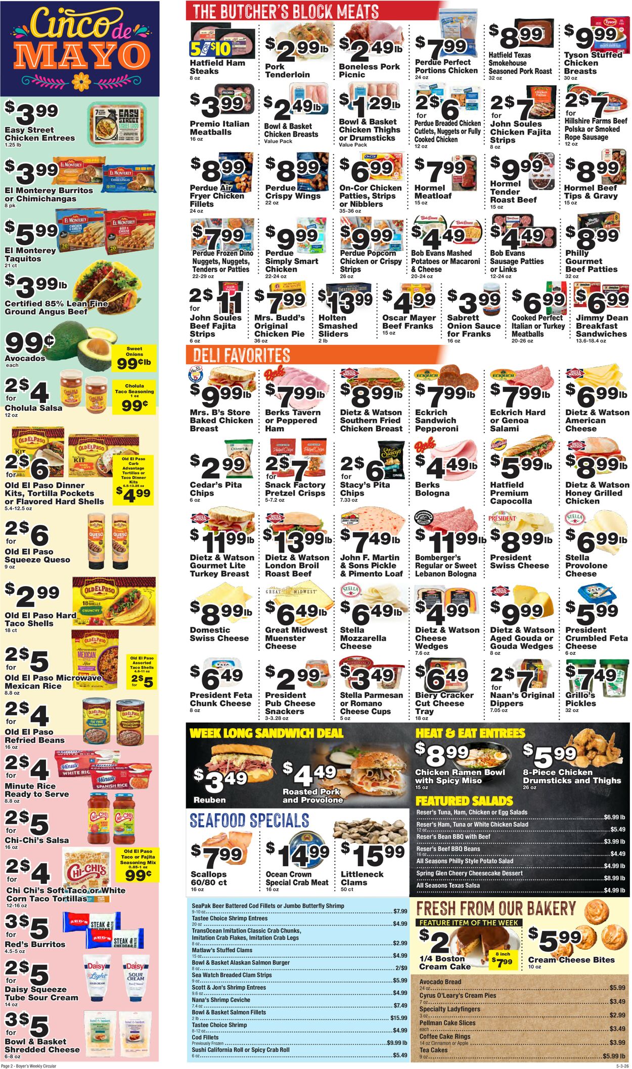 Catalogue Boyer's Food Markets from 05/03/2026