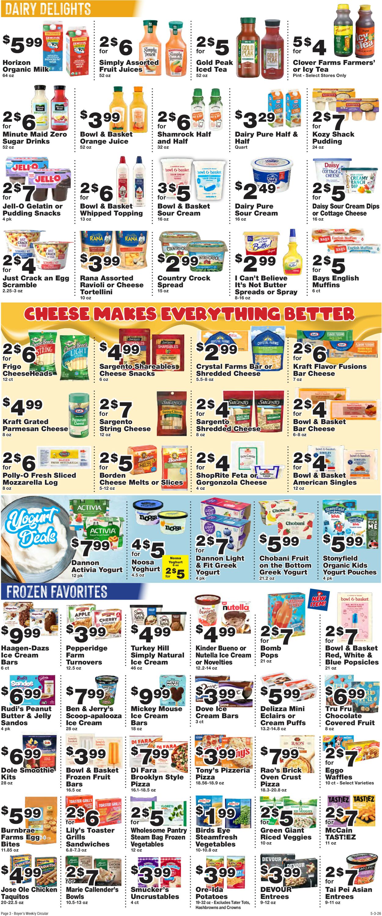 Catalogue Boyer's Food Markets from 05/03/2026