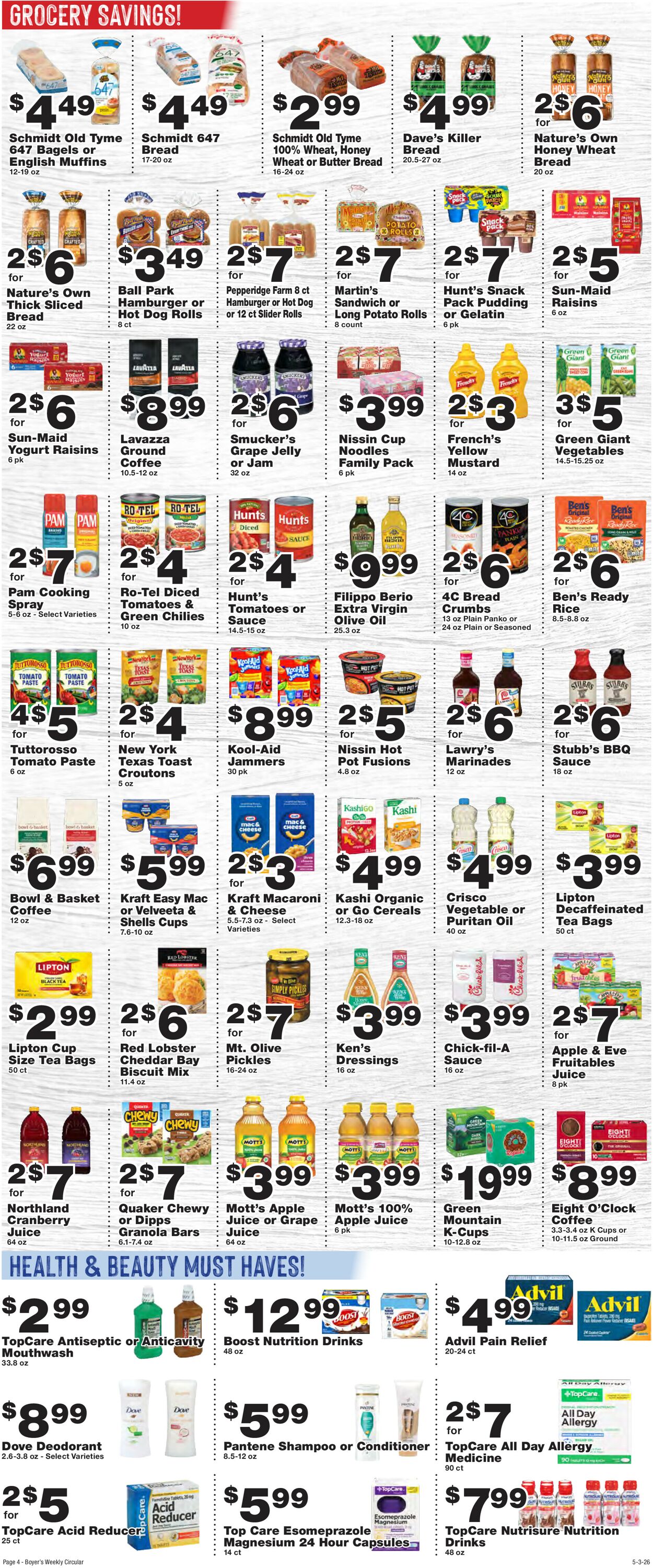 Catalogue Boyer's Food Markets from 05/03/2026
