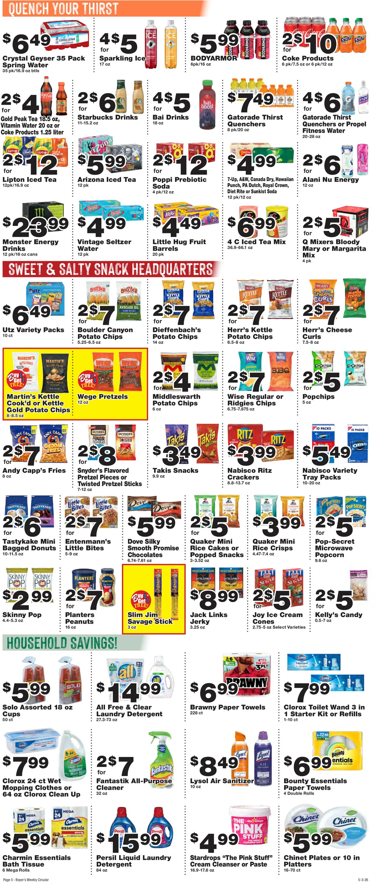 Catalogue Boyer's Food Markets from 05/03/2026