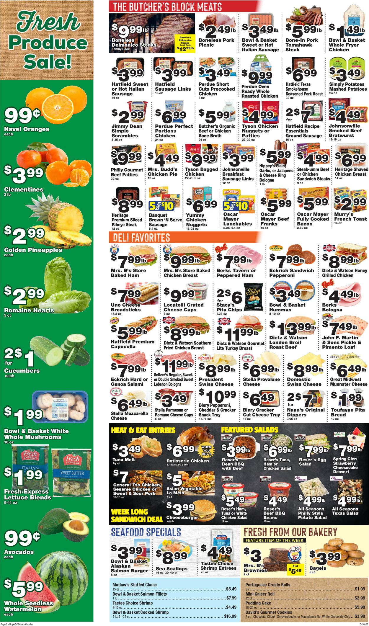 Catalogue Boyer's Food Markets from 05/10/2026
