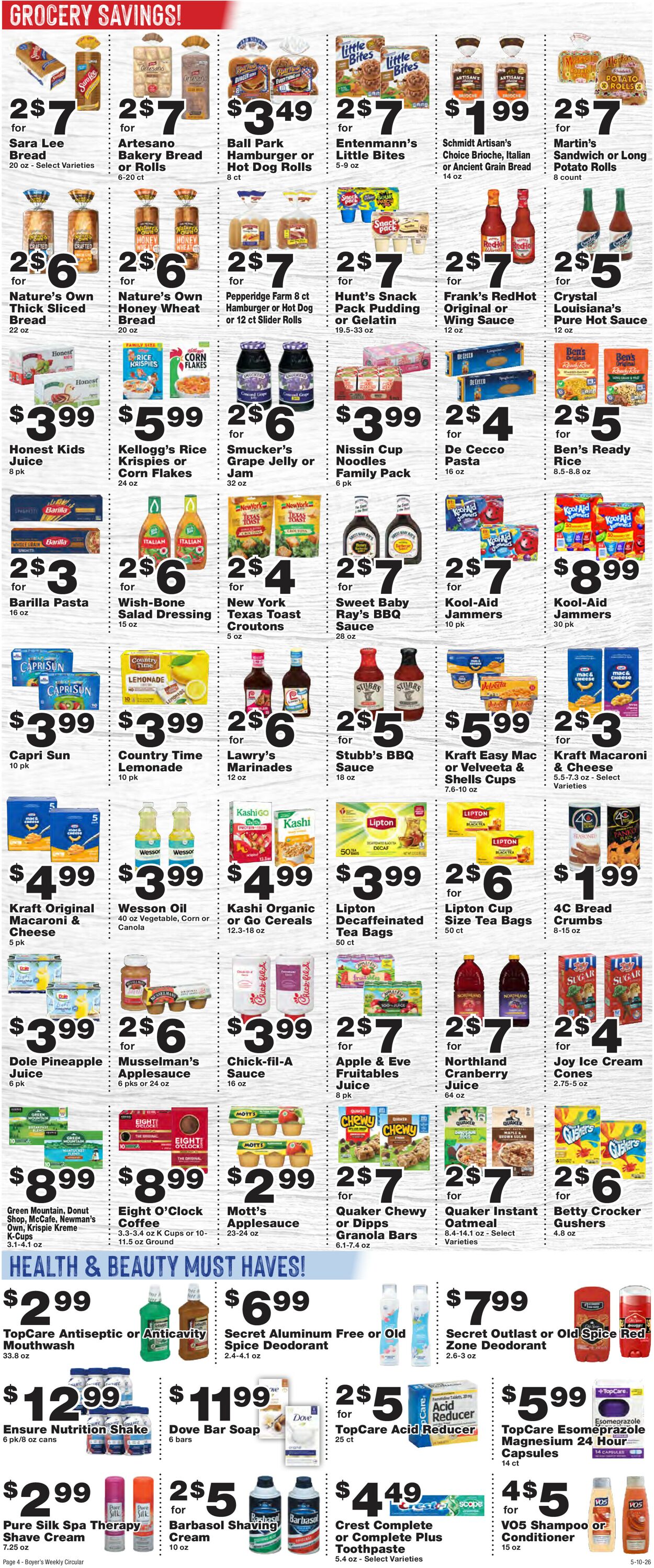 Catalogue Boyer's Food Markets from 05/10/2026
