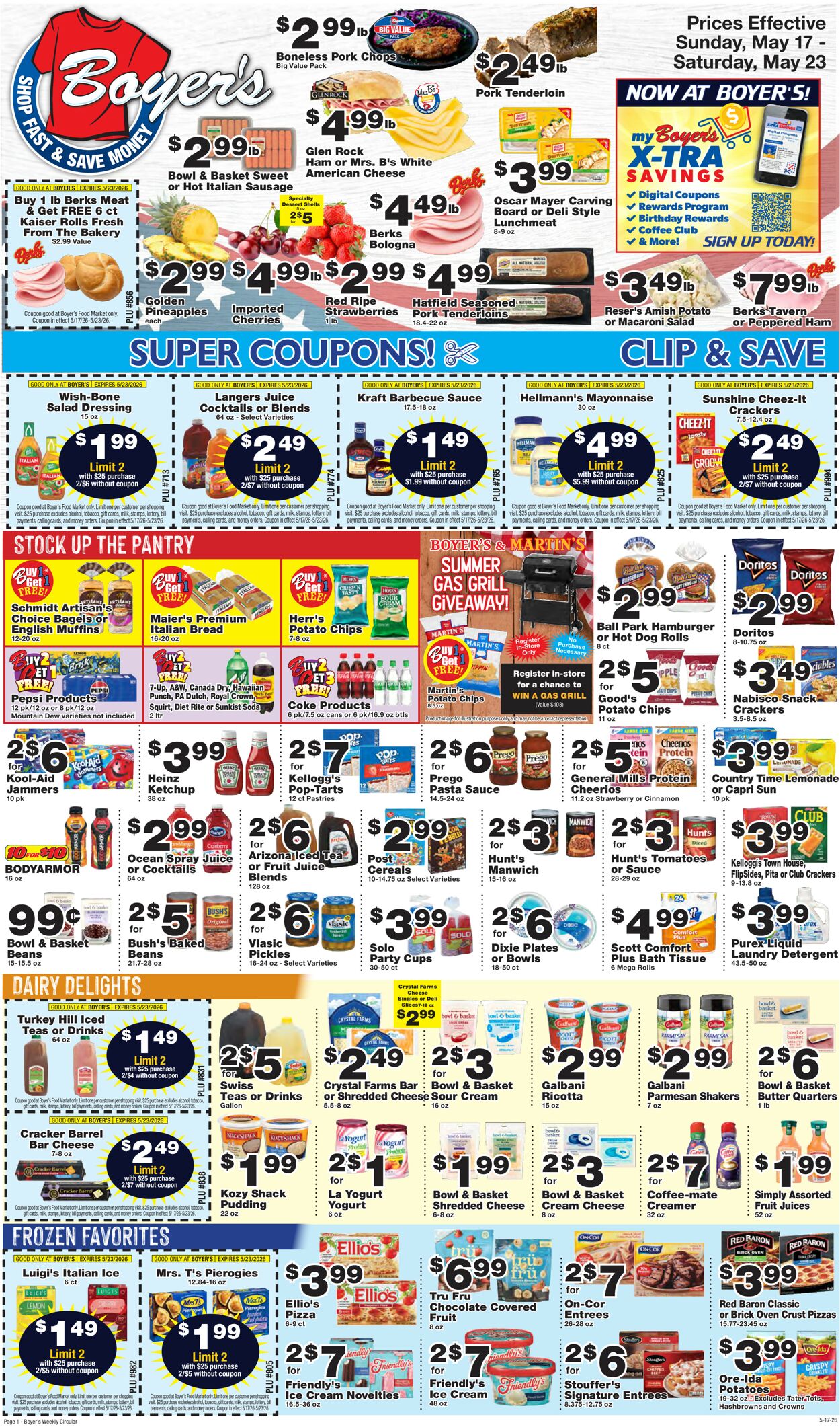 Catalogue Boyer's Food Markets from 05/17/2026