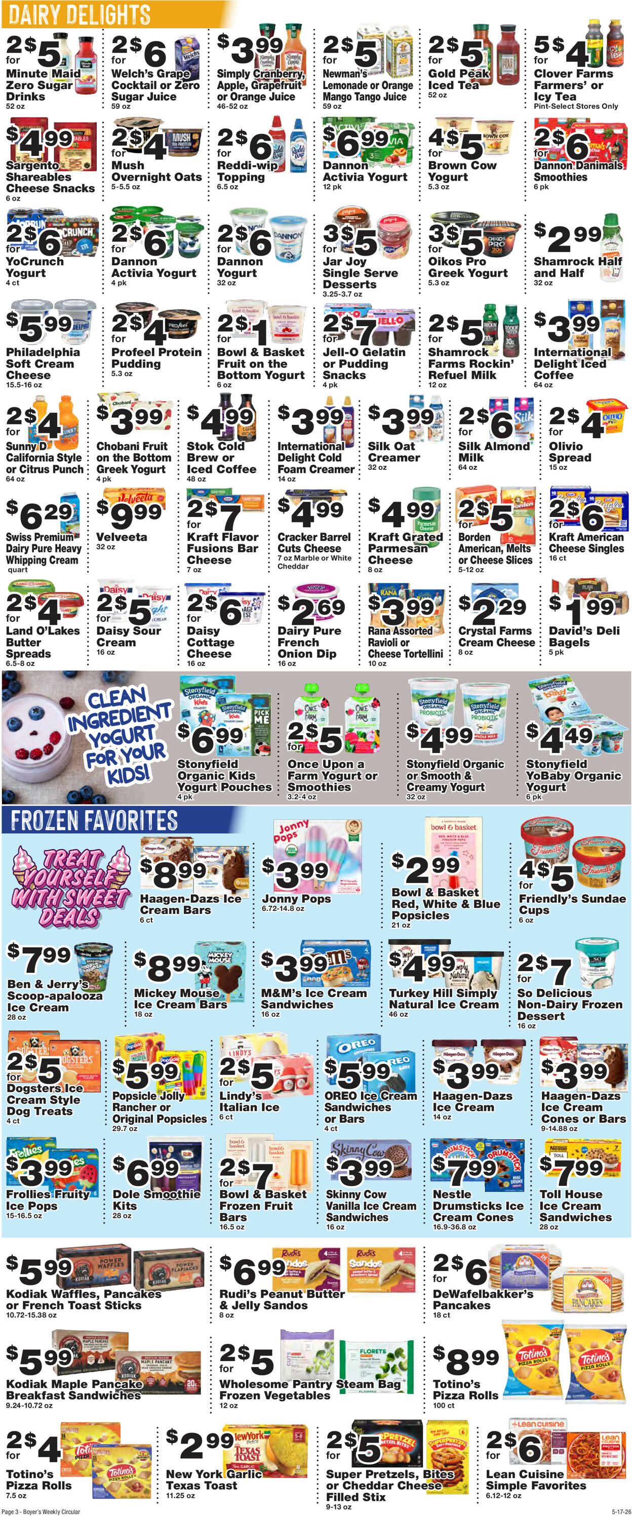 Catalogue Boyer's Food Markets from 05/17/2026