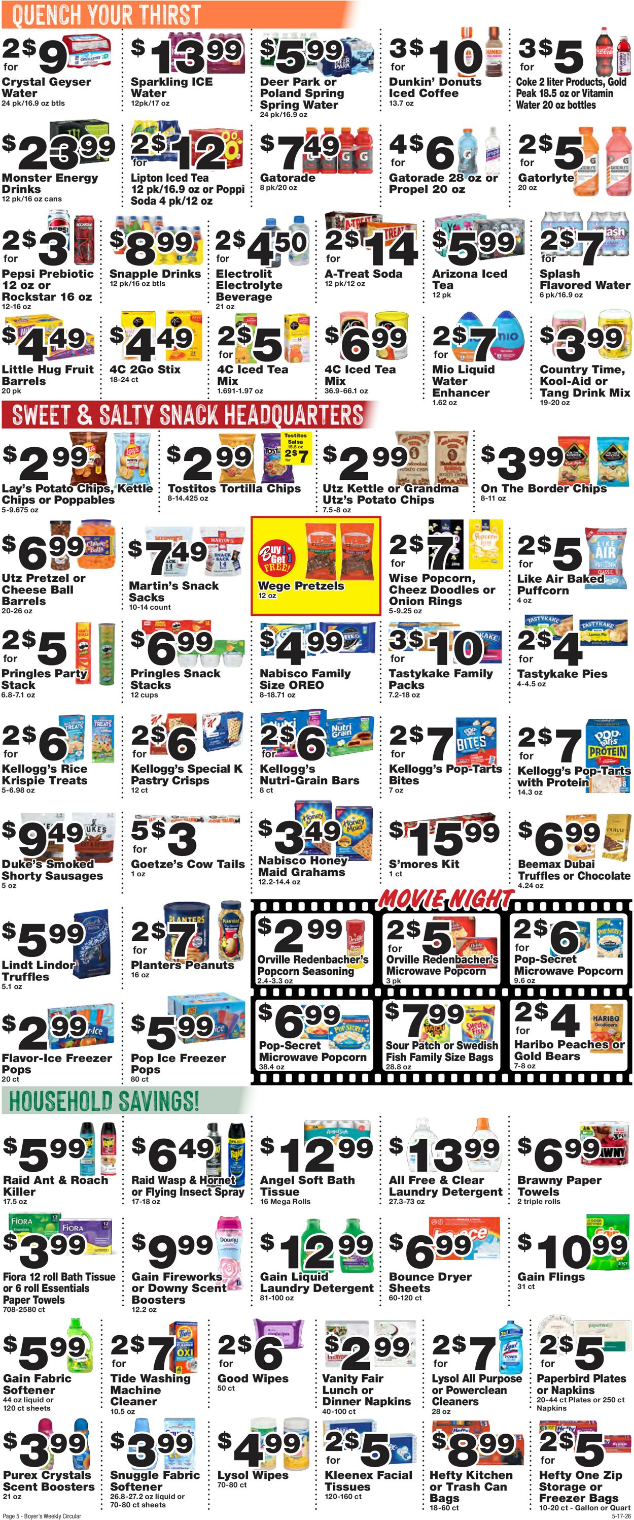 Catalogue Boyer's Food Markets from 05/17/2026