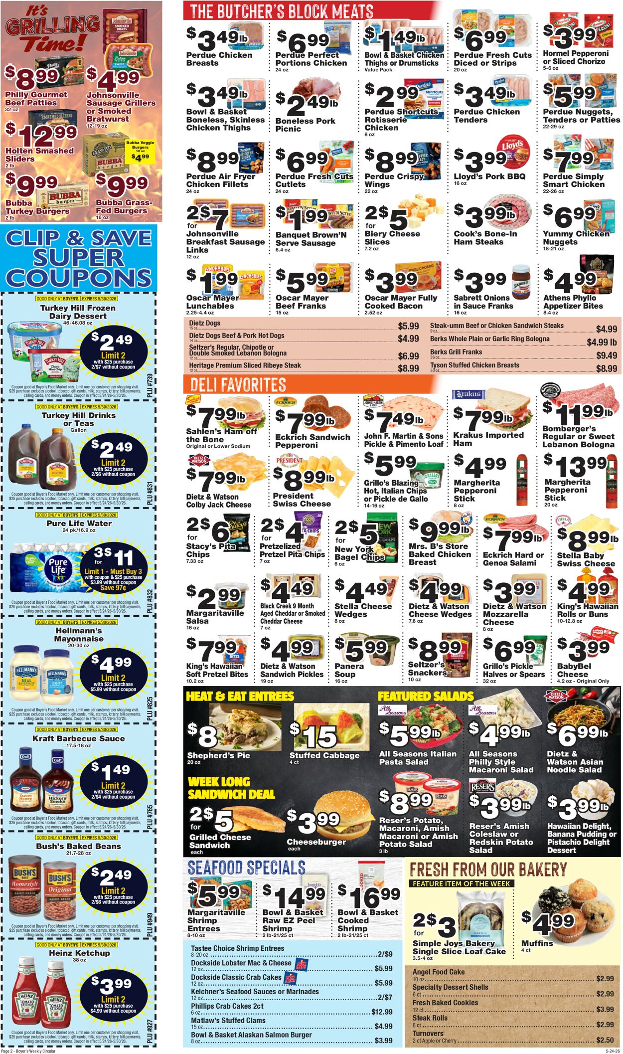 Catalogue Boyer's Food Markets from 05/24/2026