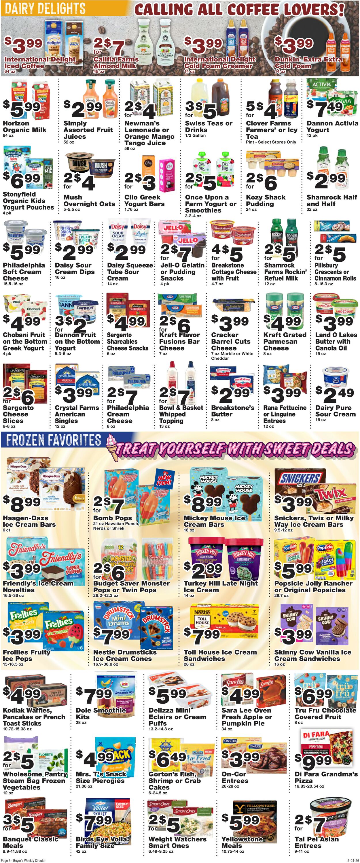 Catalogue Boyer's Food Markets from 05/24/2026