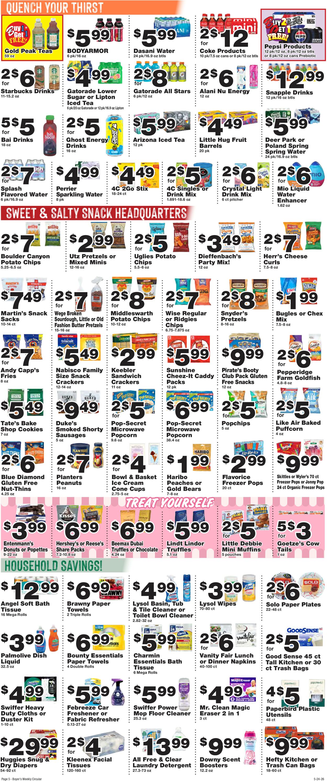 Catalogue Boyer's Food Markets from 05/24/2026