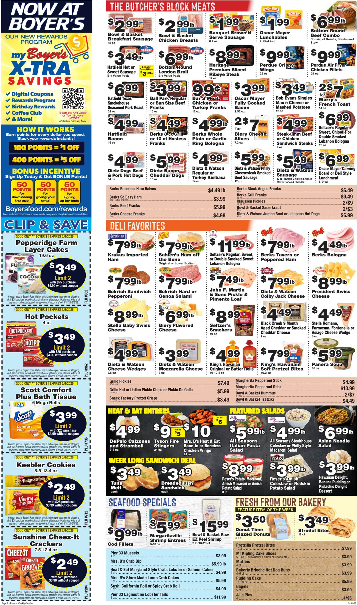 Catalogue Boyer's Food Markets from 05/31/2026
