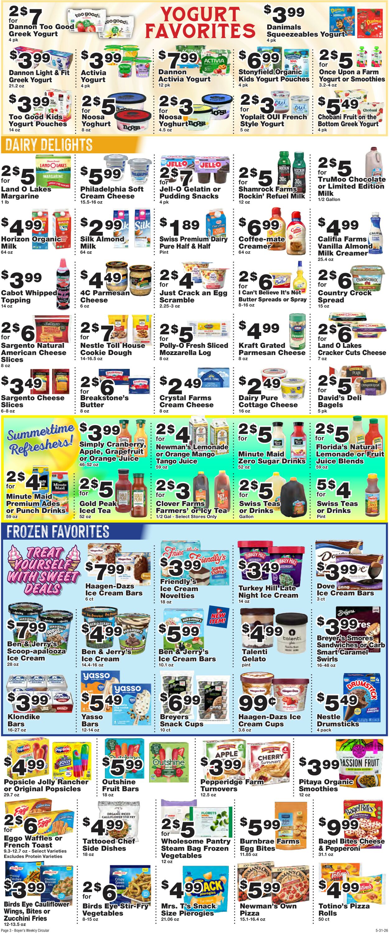 Catalogue Boyer's Food Markets from 05/31/2026