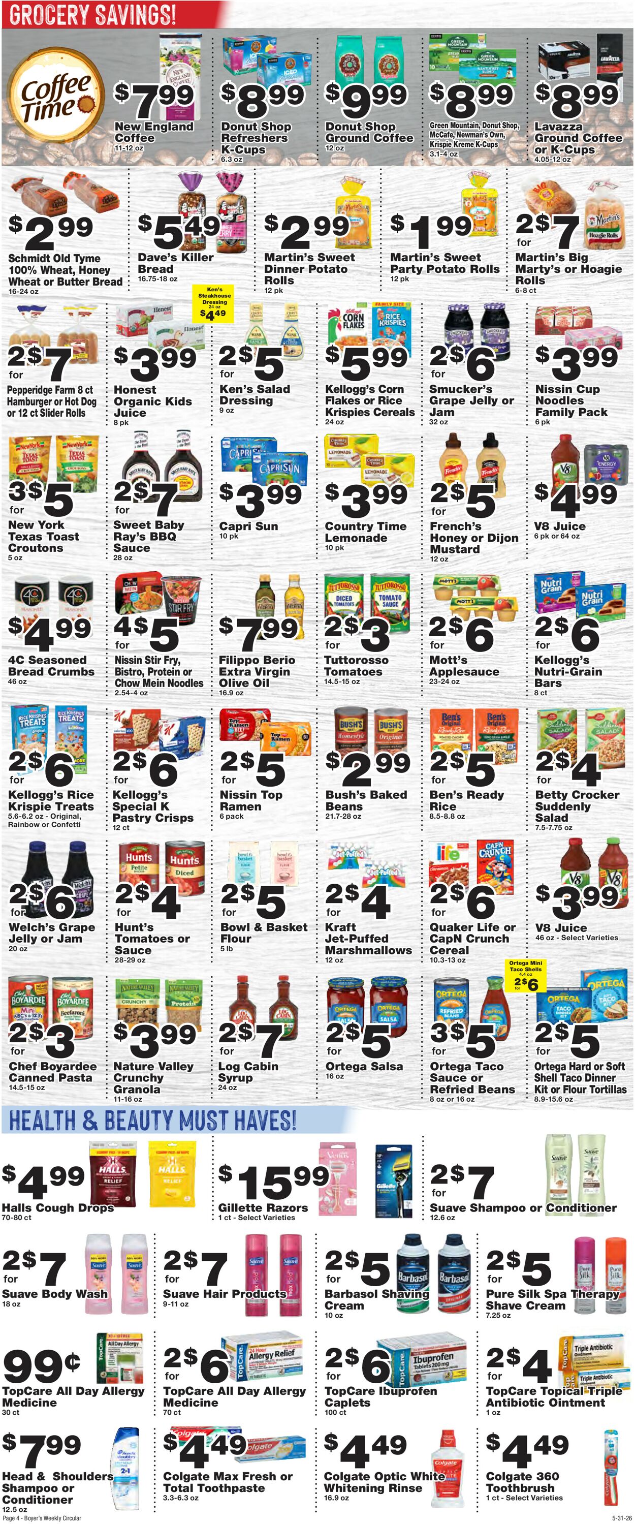 Catalogue Boyer's Food Markets from 05/31/2026