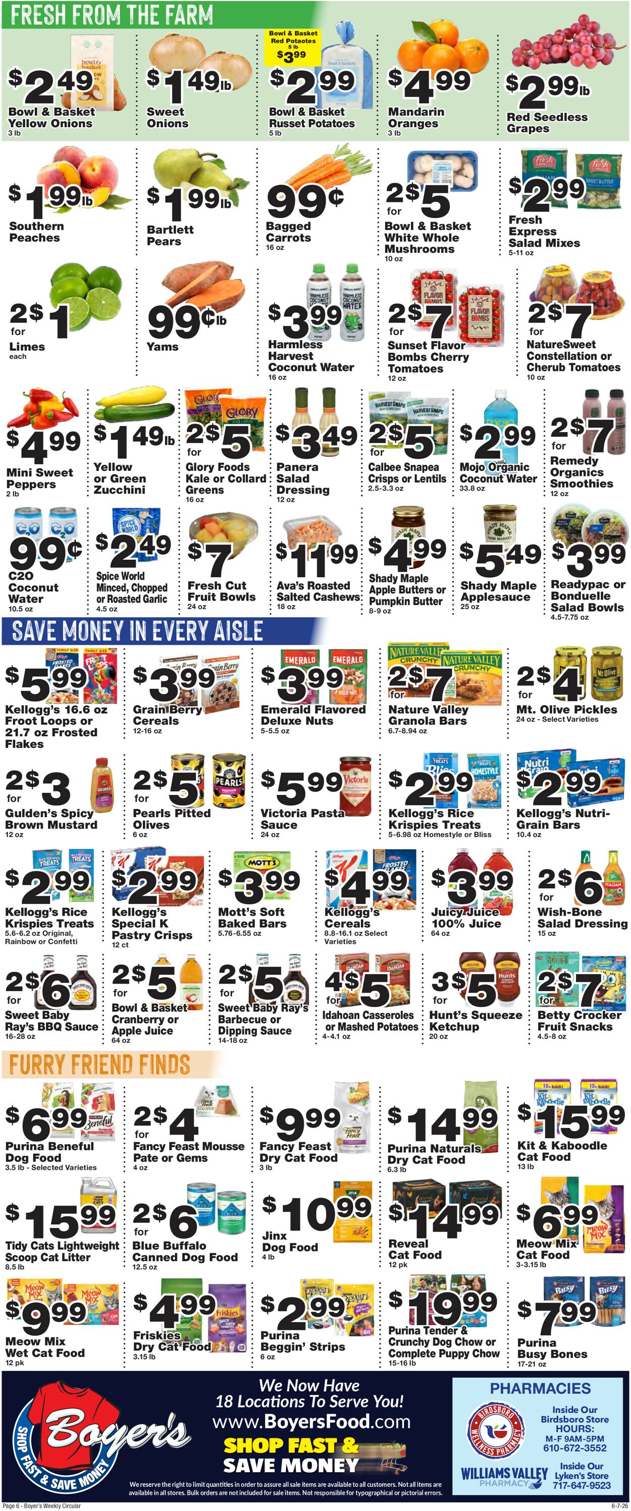 Catalogue Boyer's Food Markets from 06/07/2026
