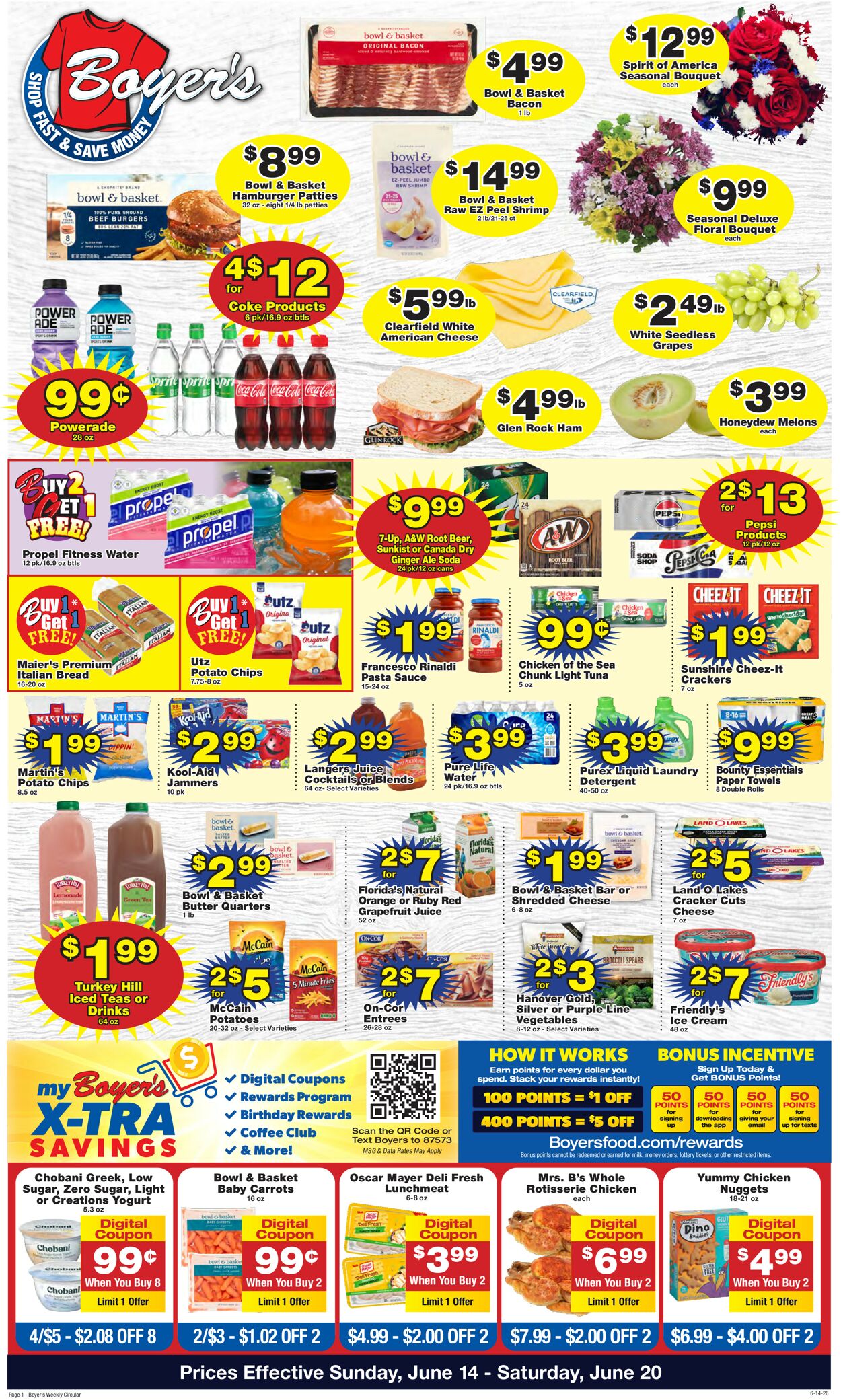 Catalogue Boyer's Food Markets from 06/14/2026