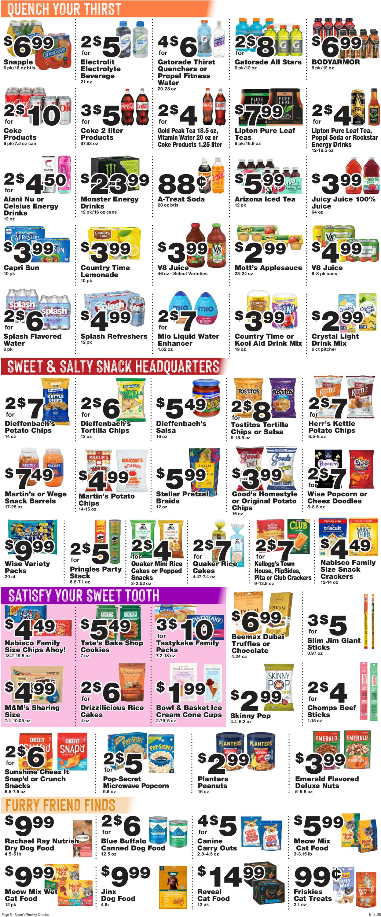 Catalogue Boyer's Food Markets from 06/14/2026
