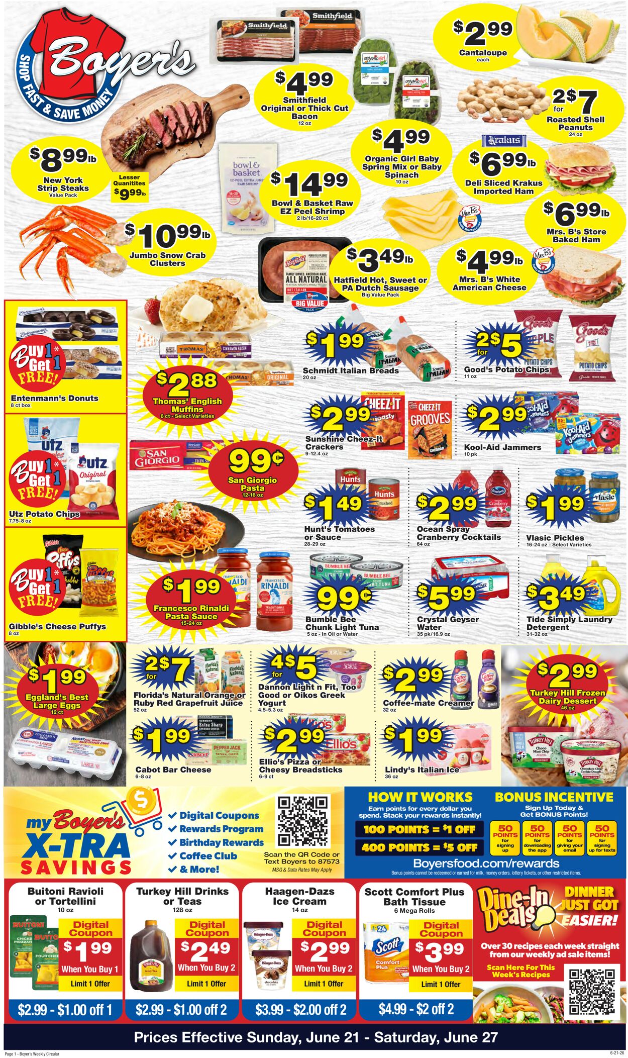 Catalogue Boyer's Food Markets from 06/21/2026
