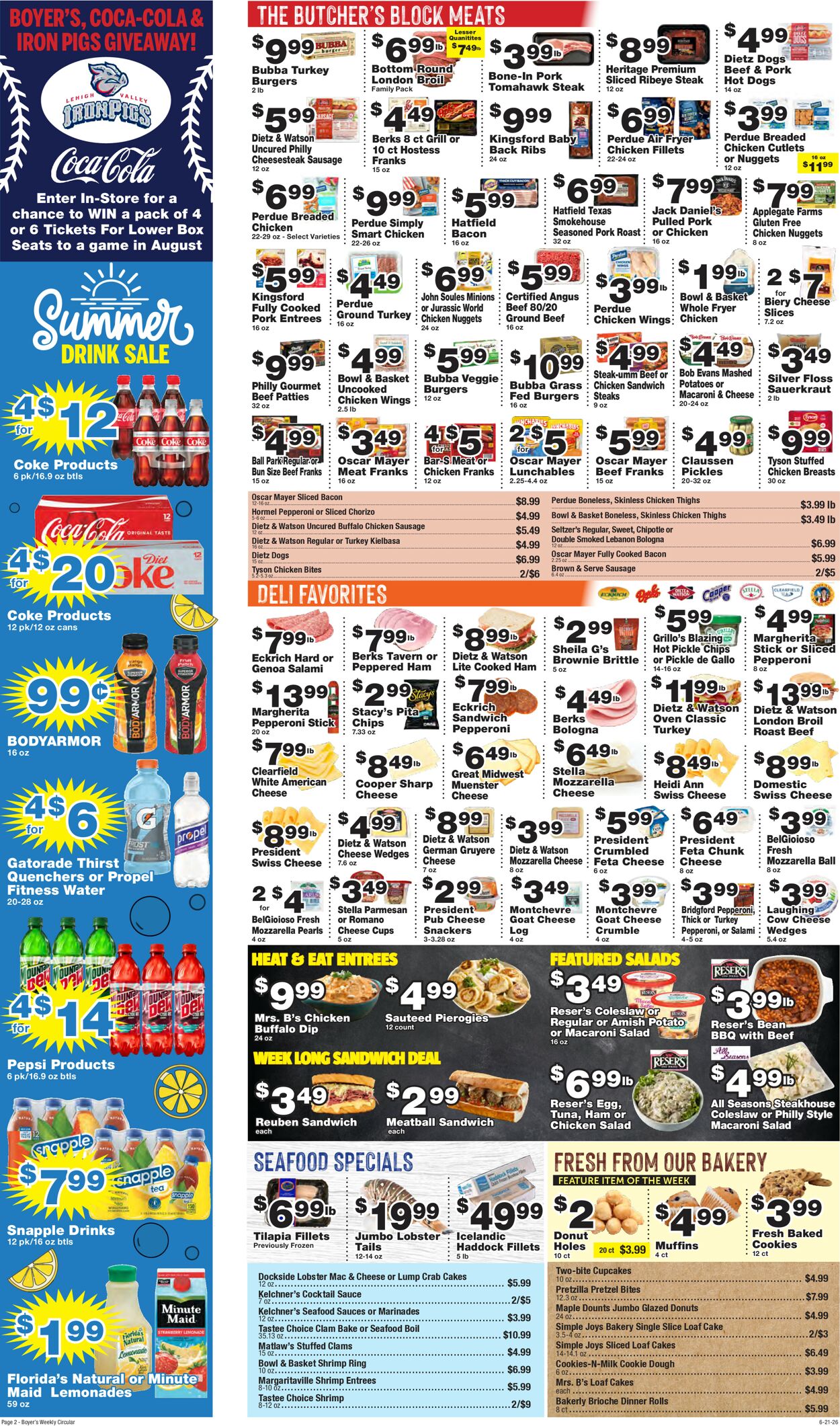 Catalogue Boyer's Food Markets from 06/21/2026