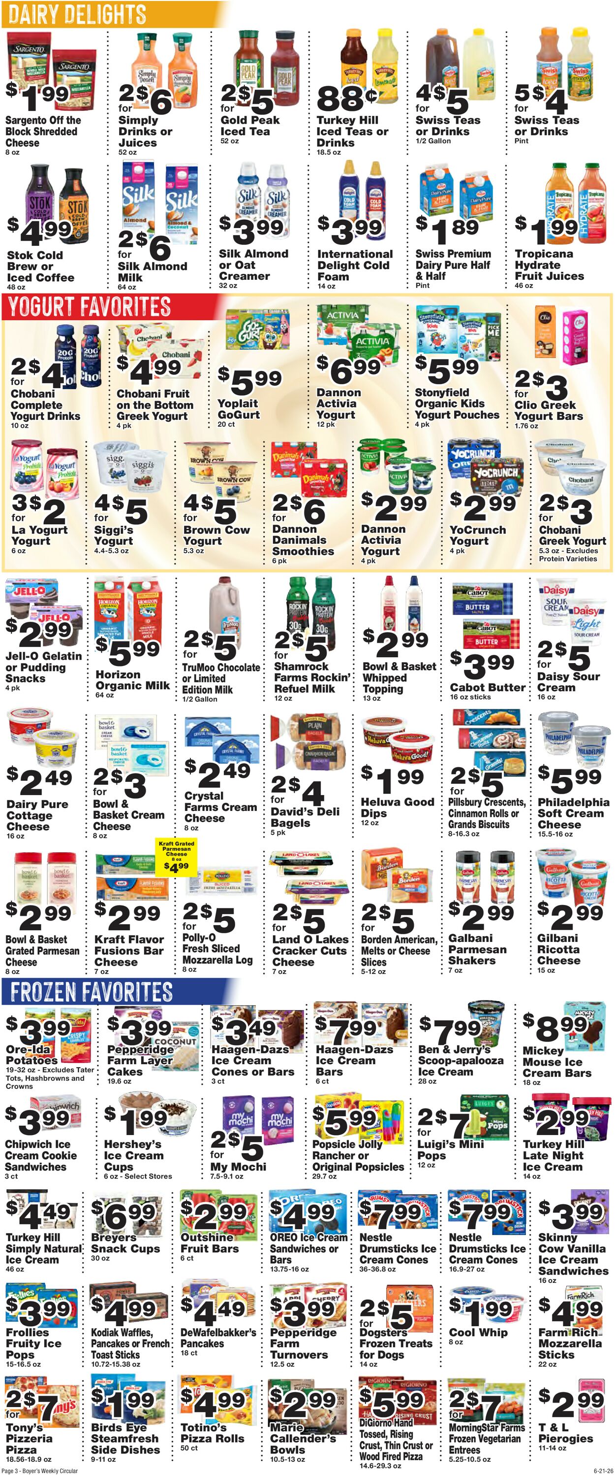 Catalogue Boyer's Food Markets from 06/21/2026