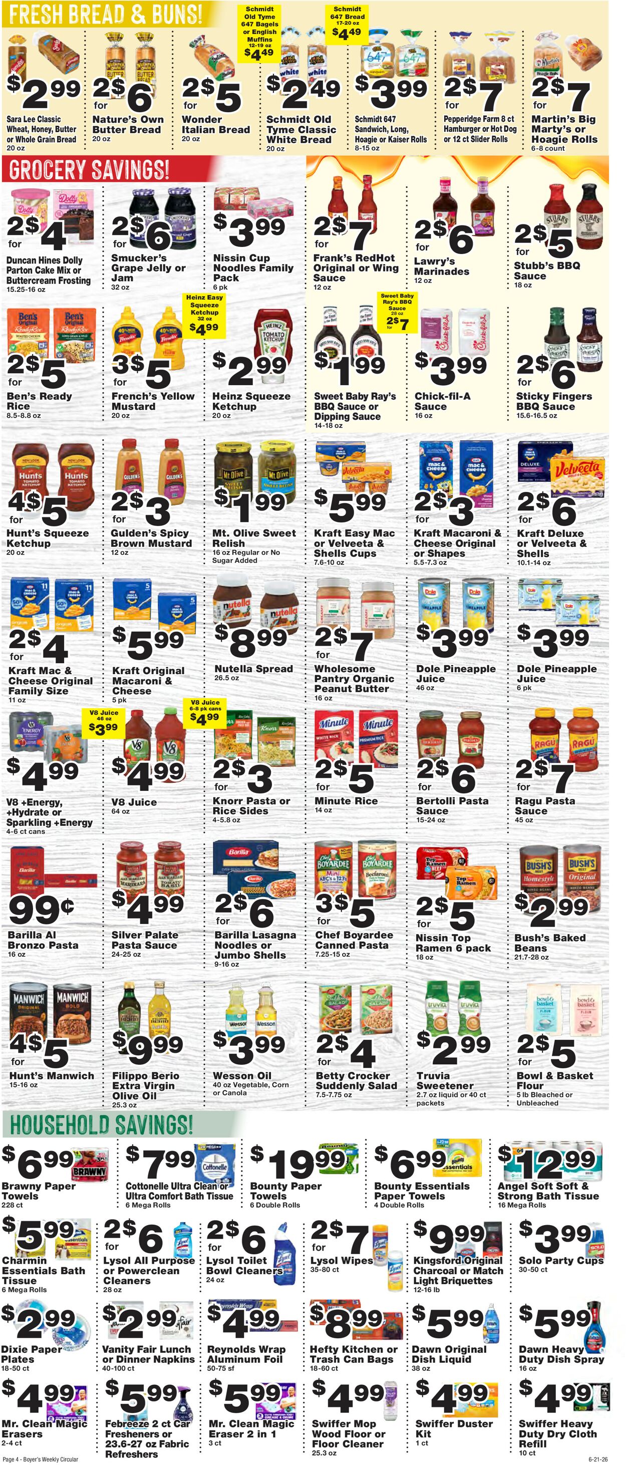 Catalogue Boyer's Food Markets from 06/21/2026